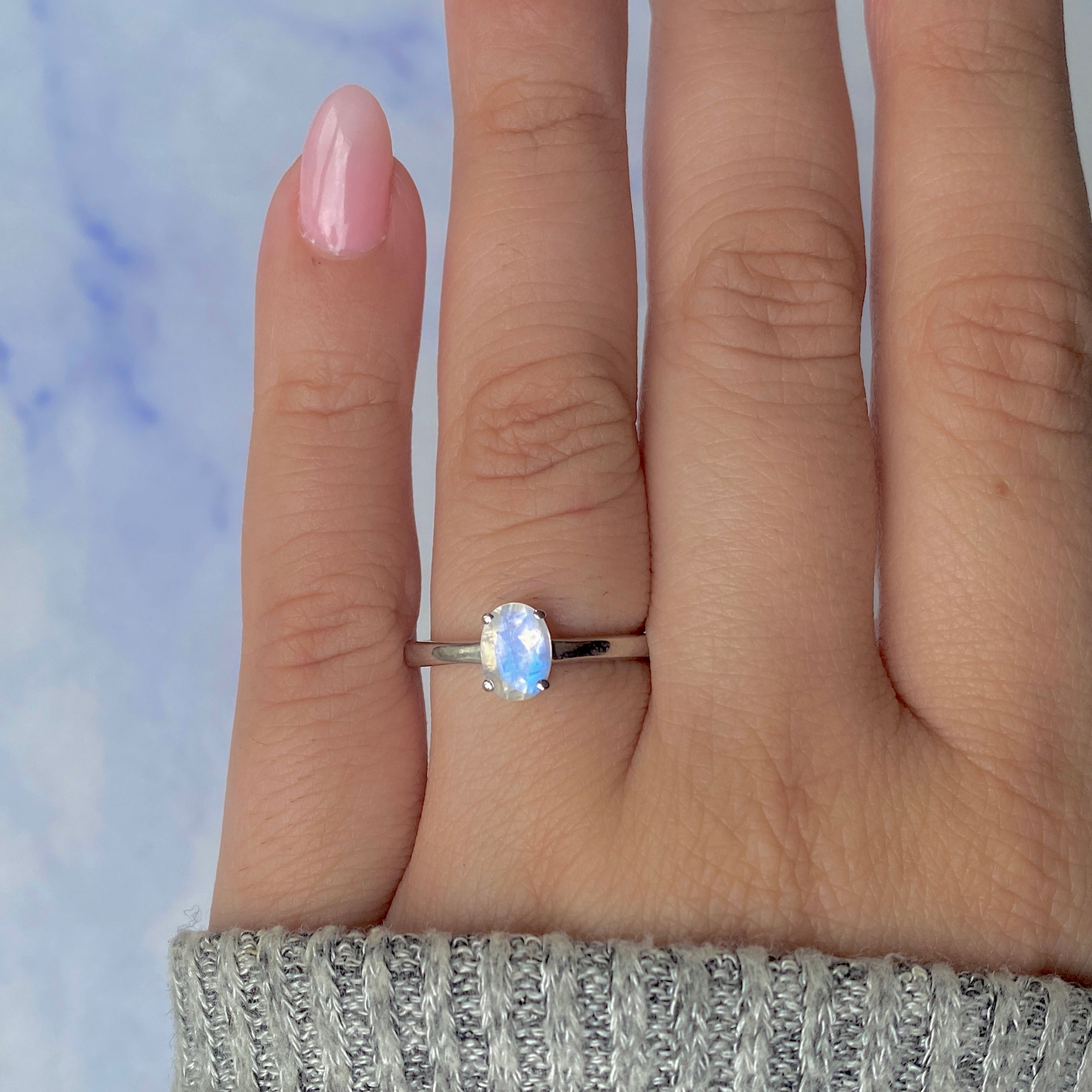 Moonstone Ring-(RBM-RDR-242.)