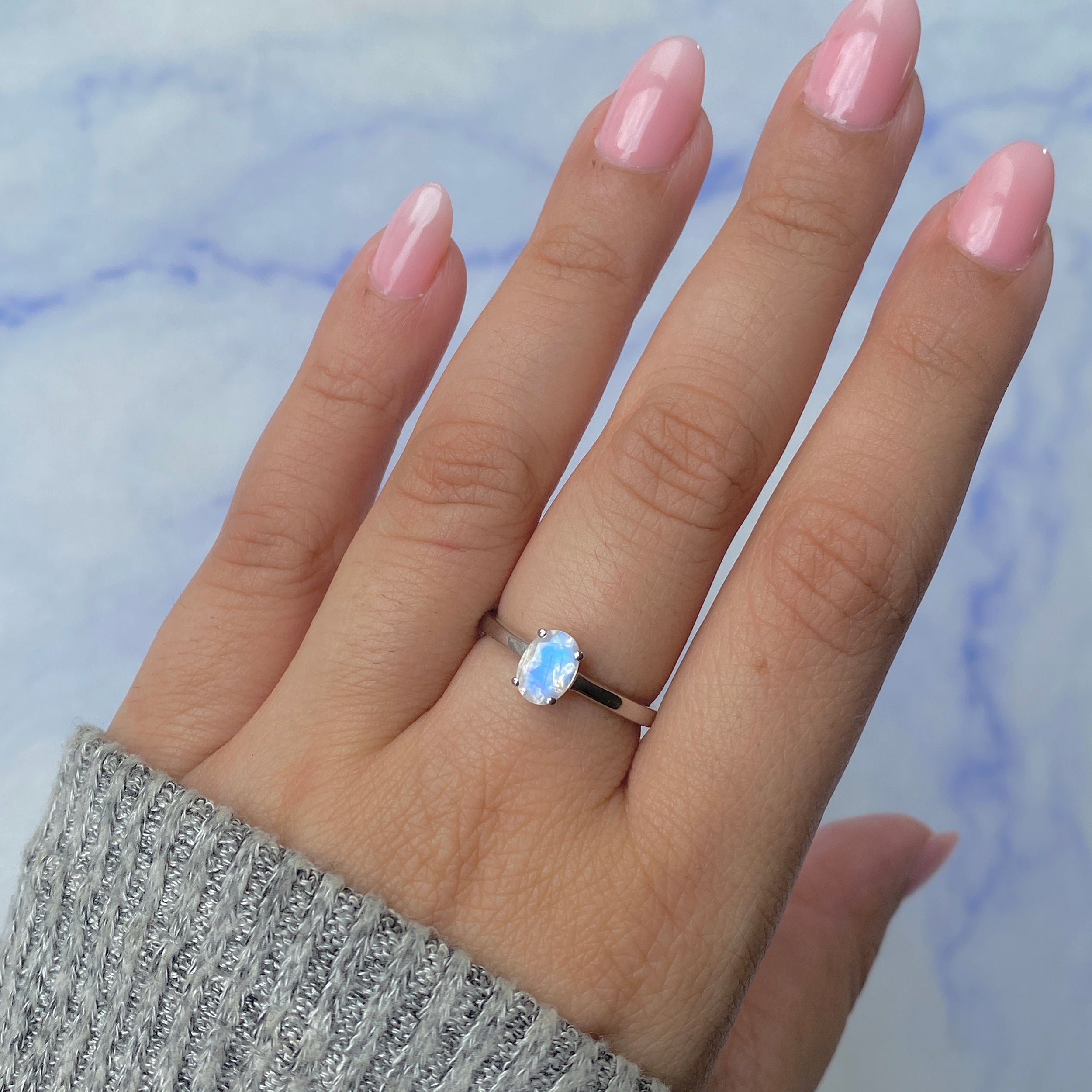Moonstone Ring-(RBM-RDR-242.)