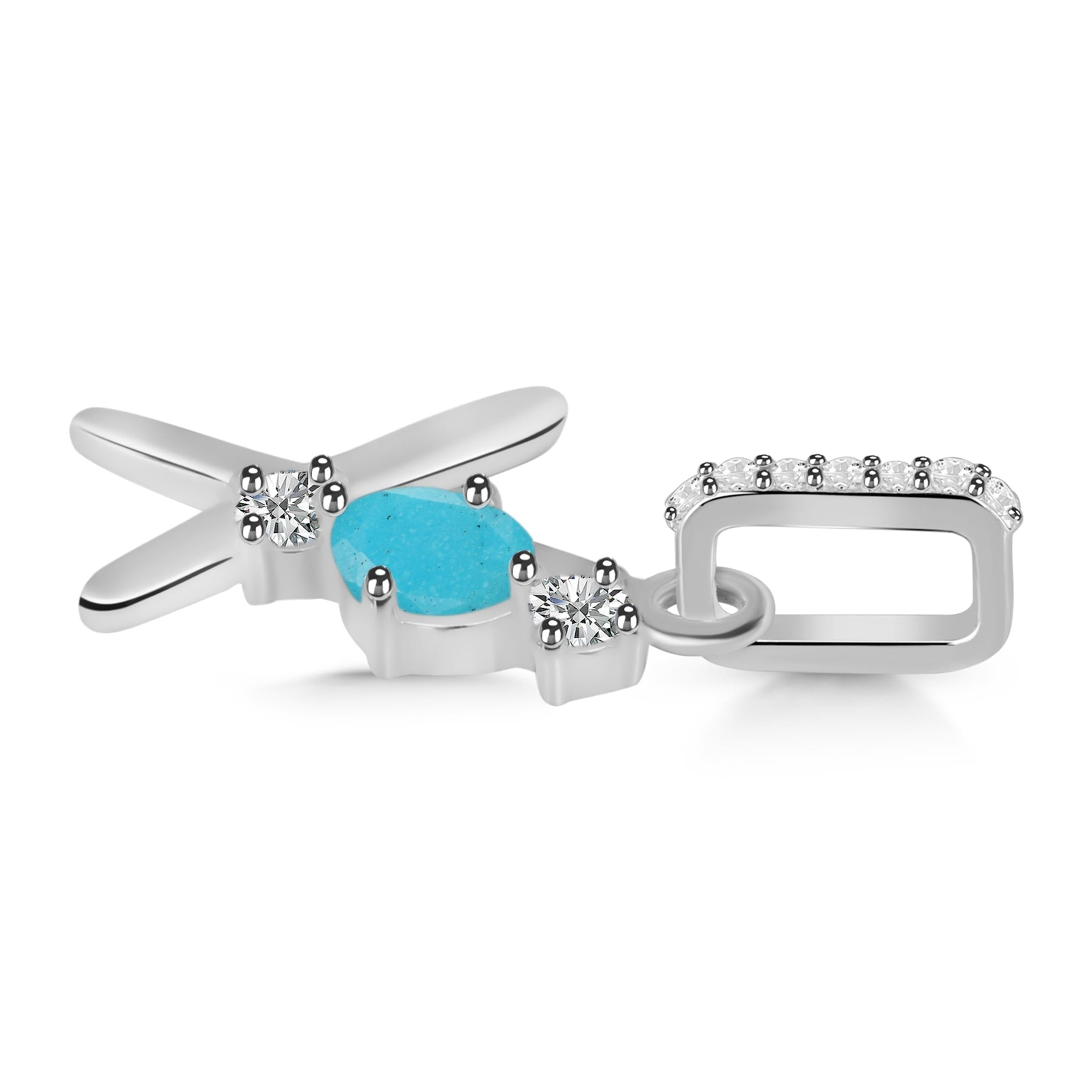turquoise-white-topaz-alphabet-x-pendant-trq-rda-102
