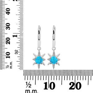 turquoise-white-topaz-hoop-earring-trq-rde-1470