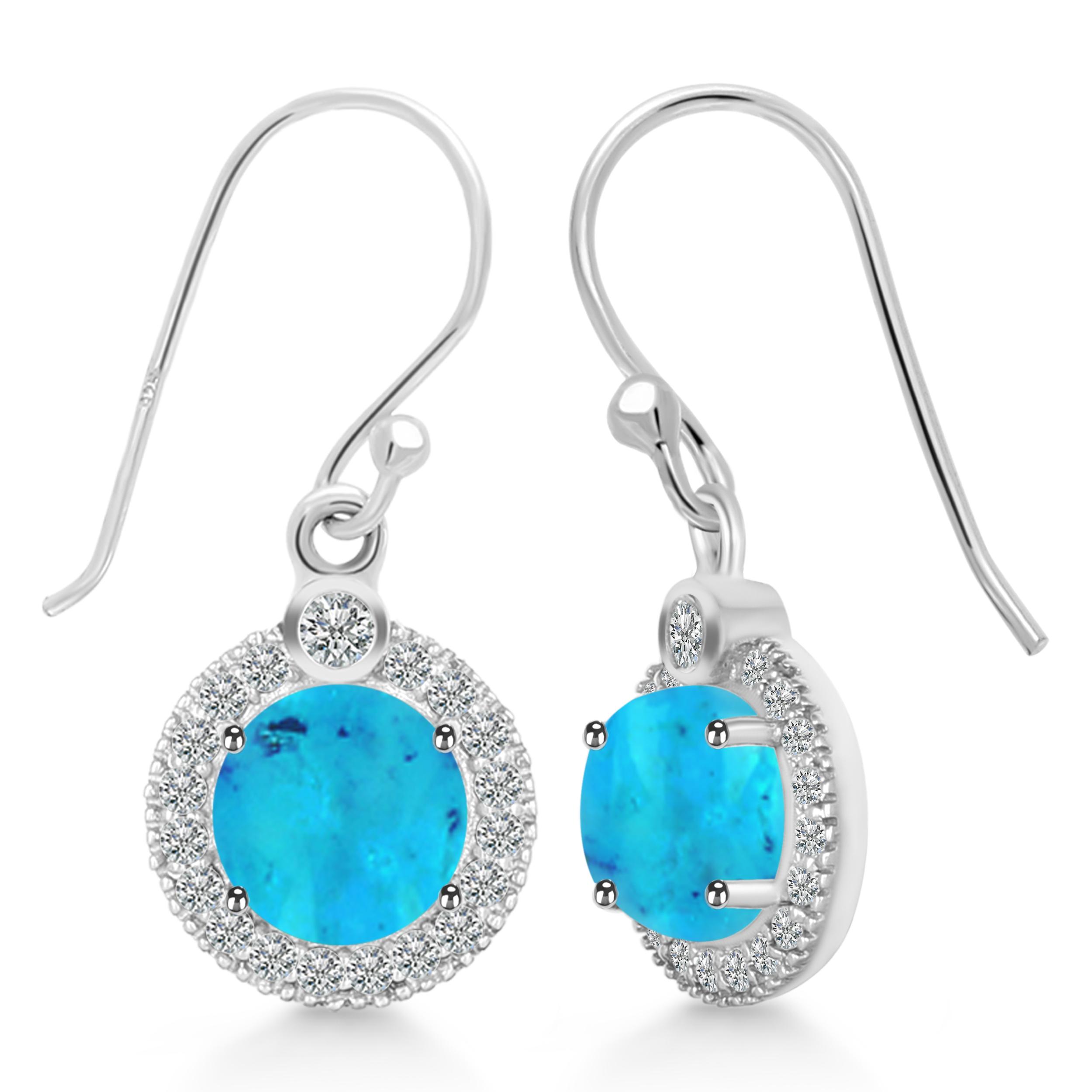 turquoise-white-topaz-earring-trq-rde-693