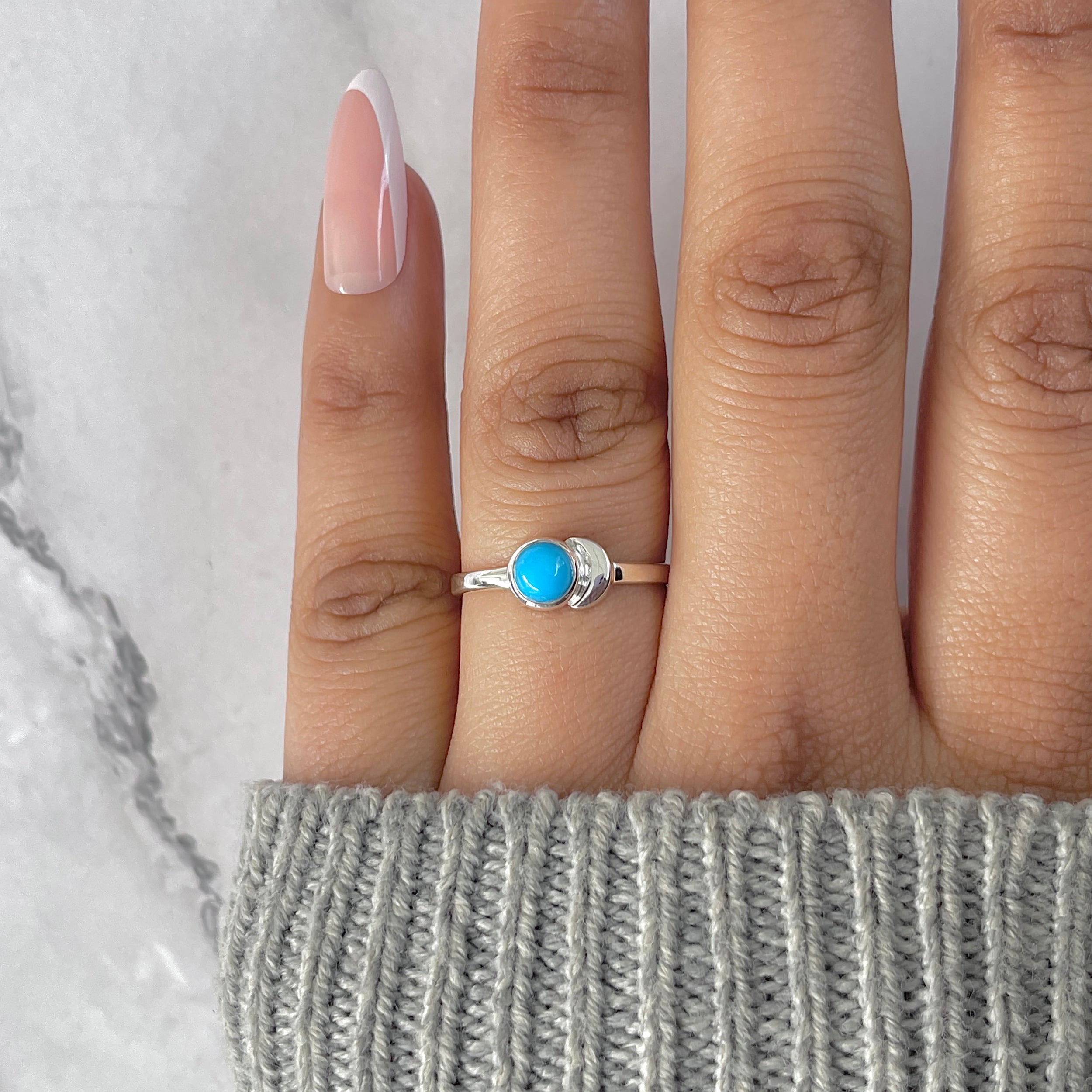Turquoise Ring-(TRQ-RDR-1052.)