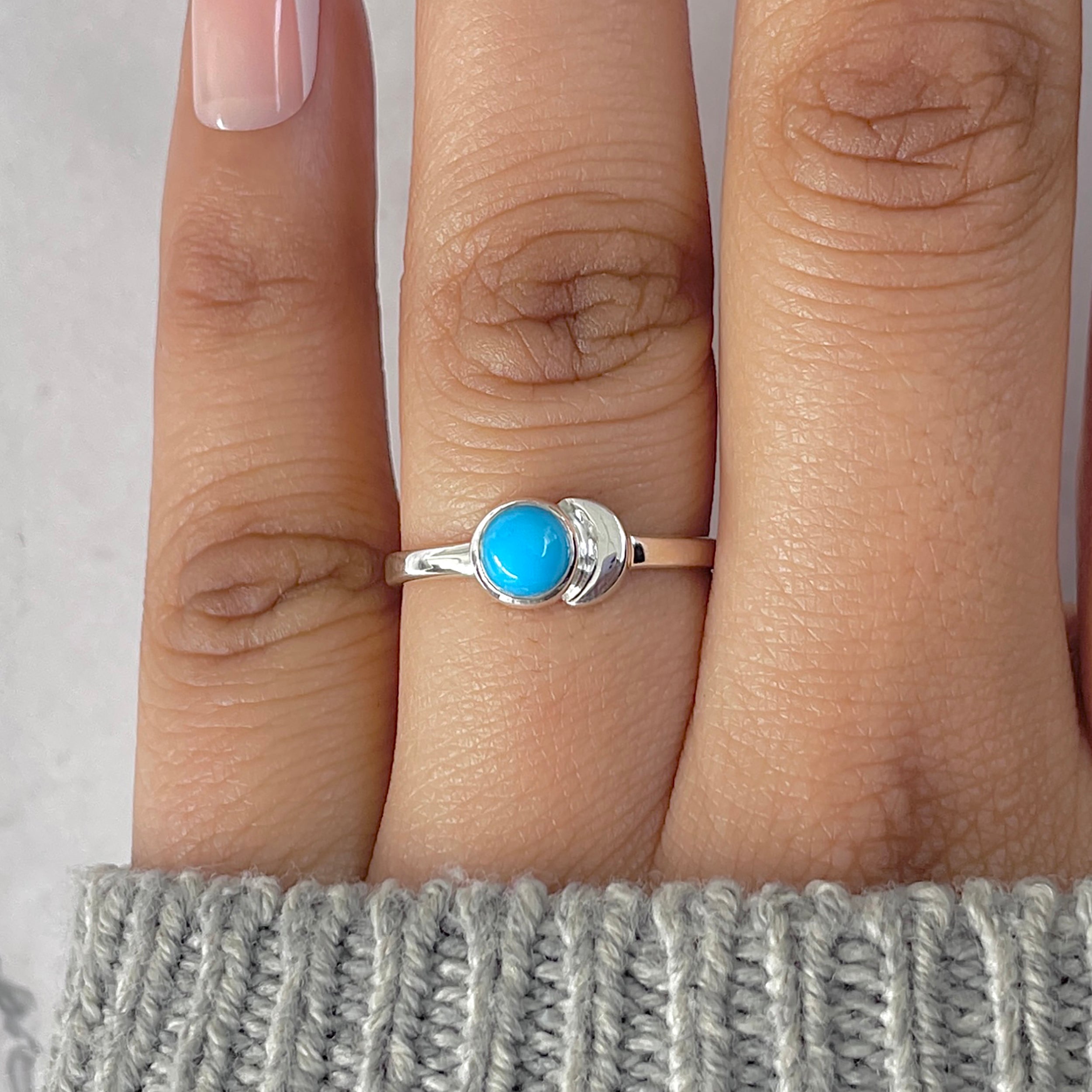 Turquoise Ring-(TRQ-RDR-1052.)