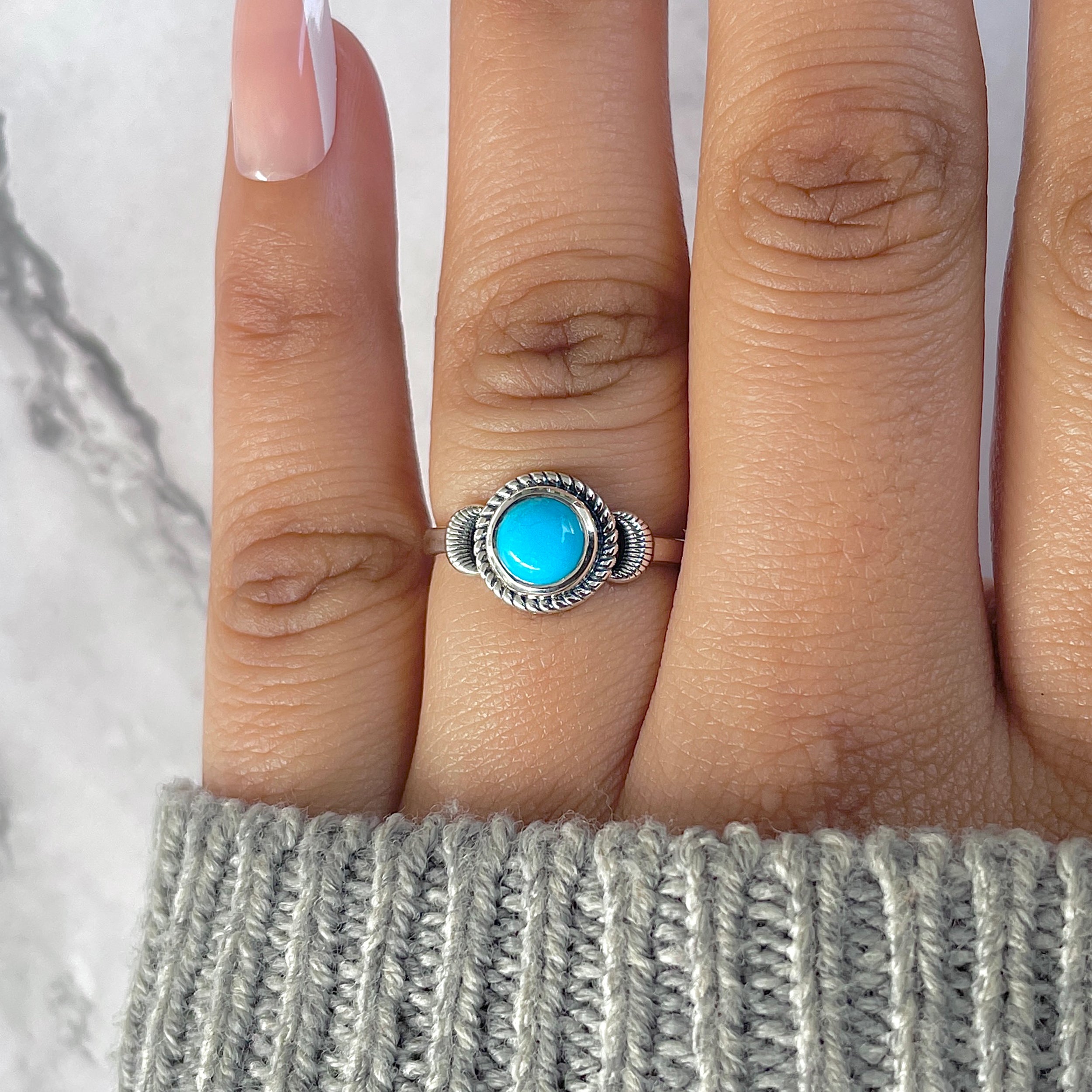 Turquoise Ring-(TRQ-RDR-1283.)