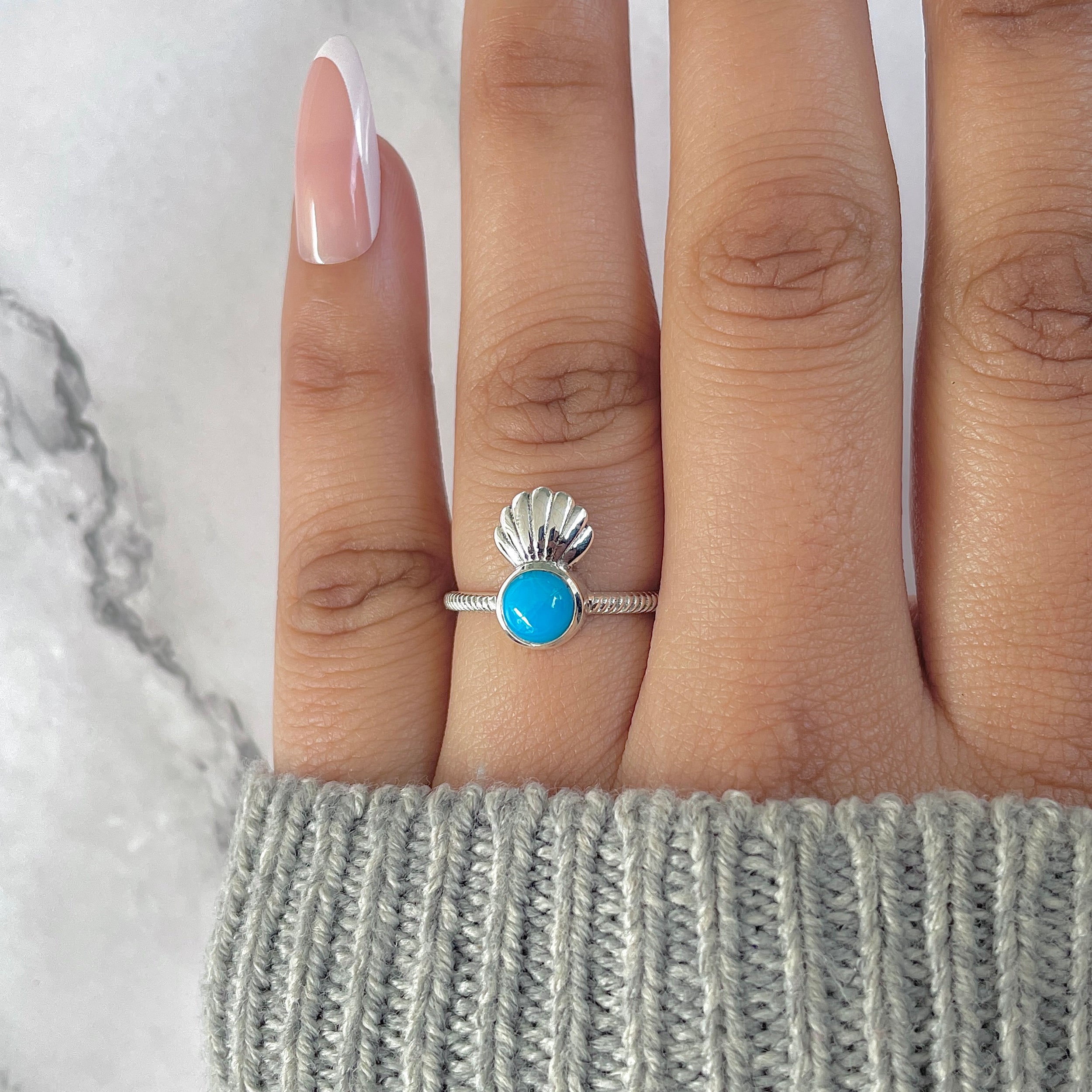 Turquoise Ring-(TRQ-RDR-1323.)