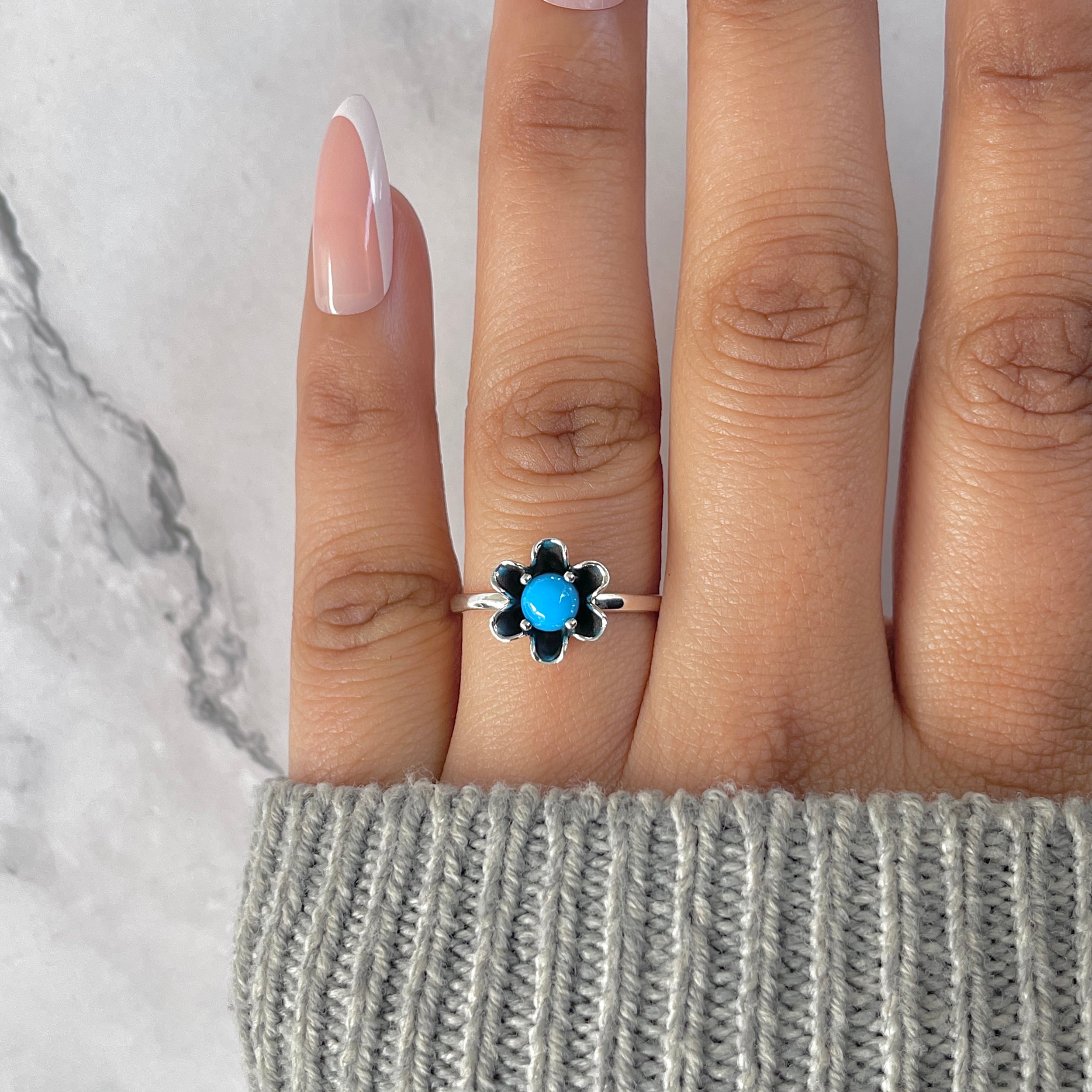 Turquoise Ring-(TRQ-RDR-1408.)