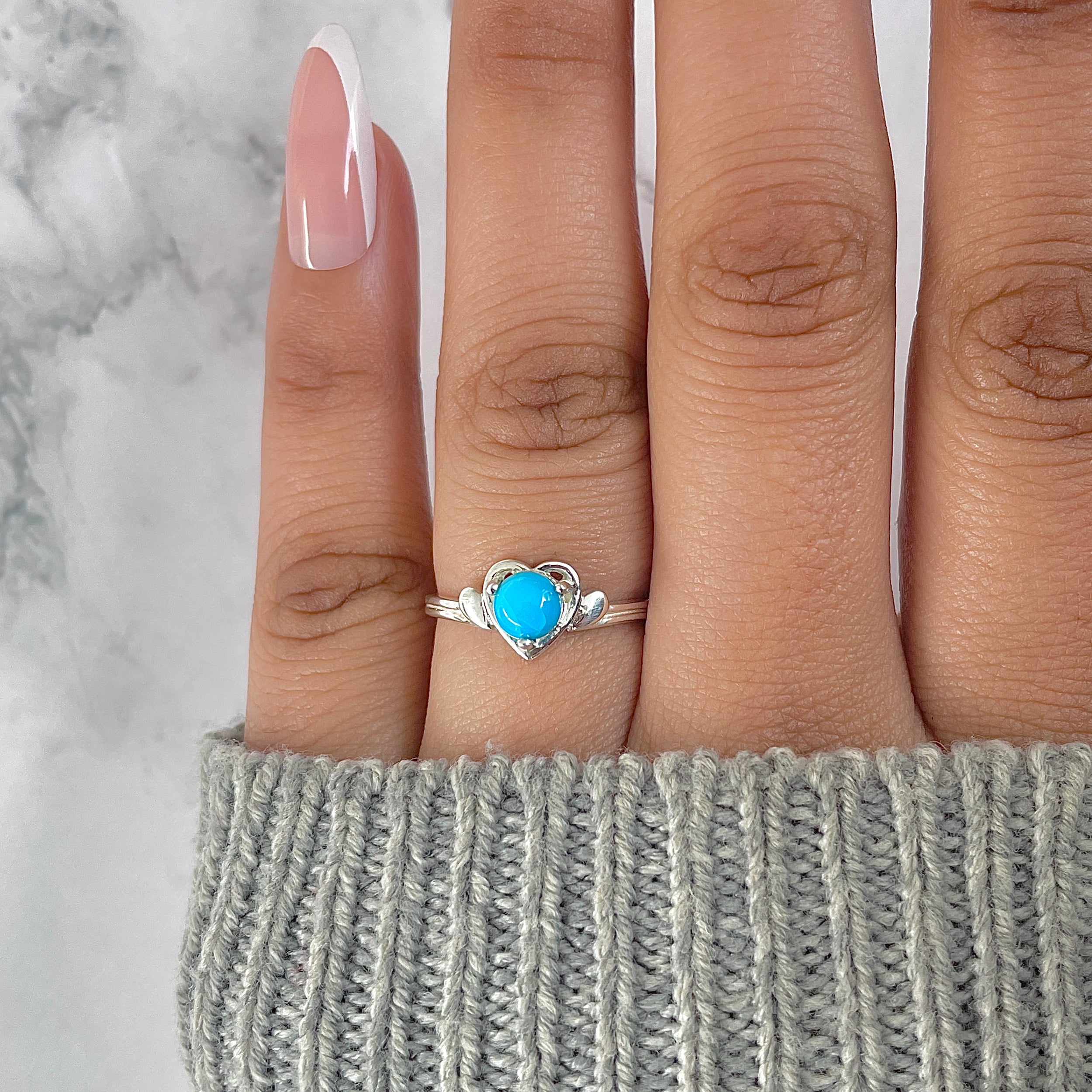 Turquoise Ring-(TRQ-RDR-1476.)