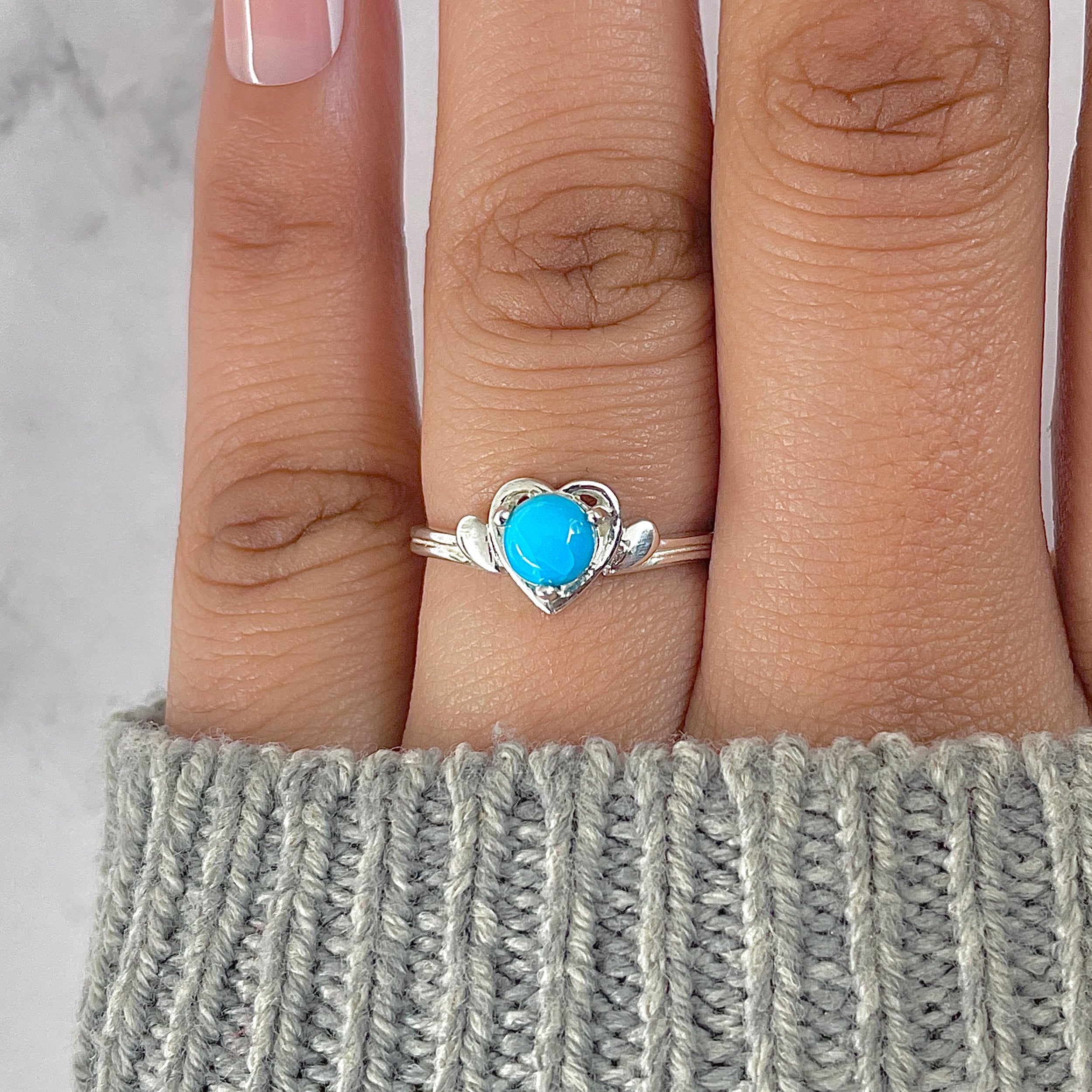 Turquoise Ring-(TRQ-RDR-1476.)