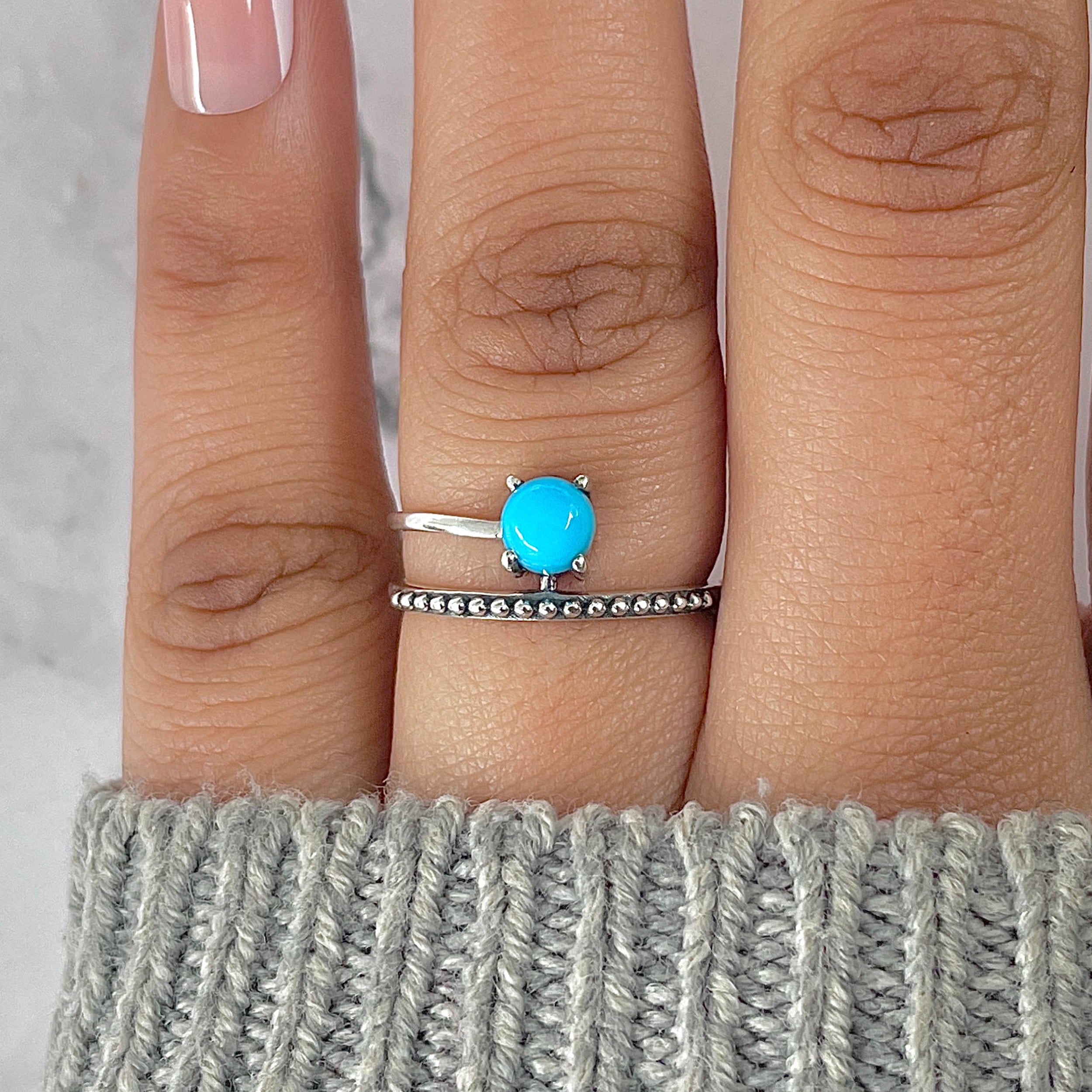 Turquoise Ring-(TRQ-RDR-1496.)