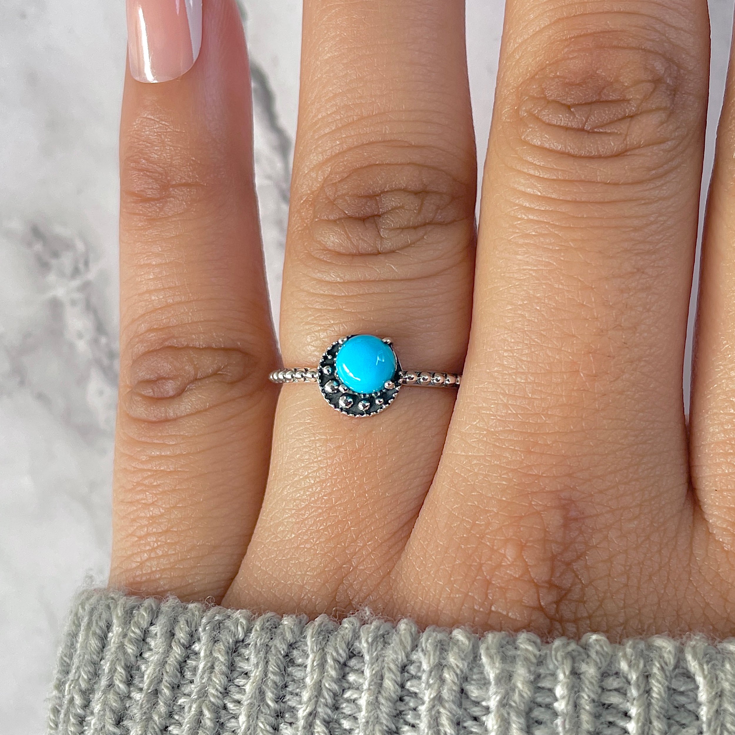 Turquoise Ring-(TRQ-RDR-1511.)