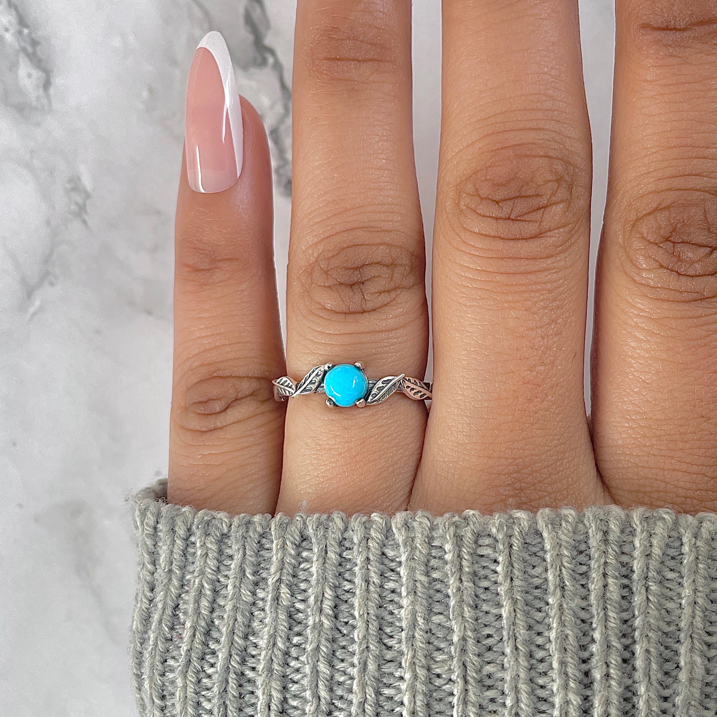 Turquoise Ring-(TRQ-RDR-1517.)