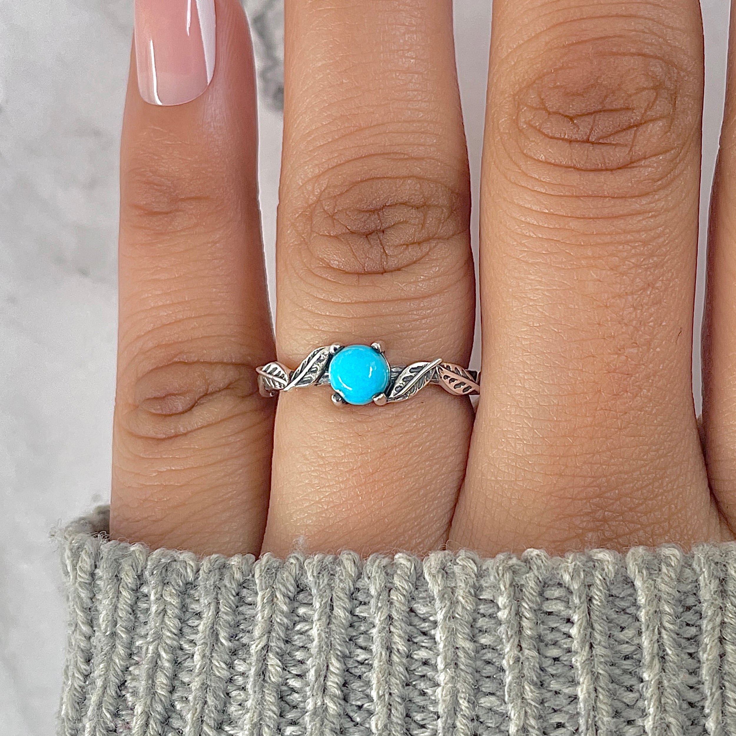 Turquoise Ring-(TRQ-RDR-1517.)