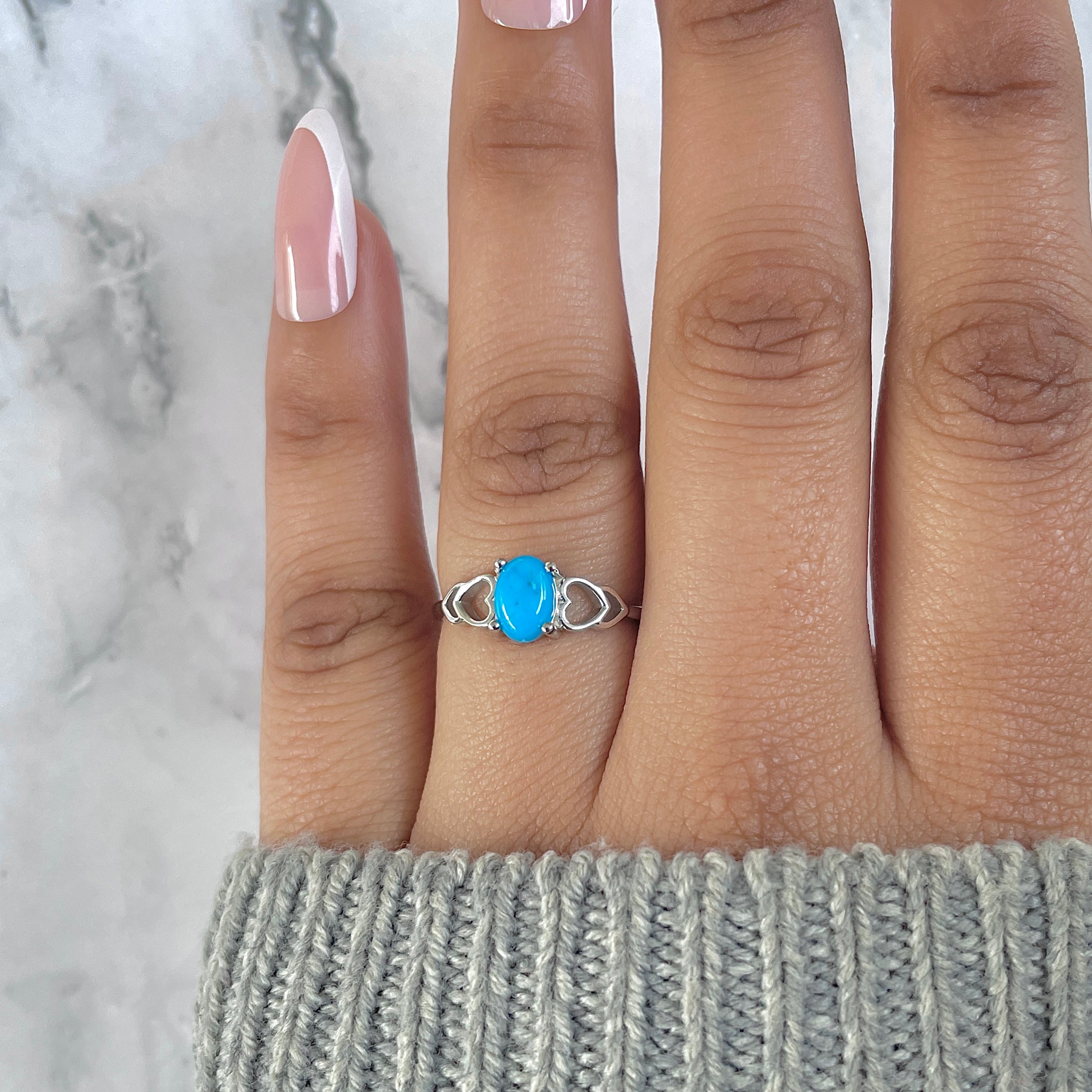 Turquoise Ring-(TRQ-RDR-1528.)