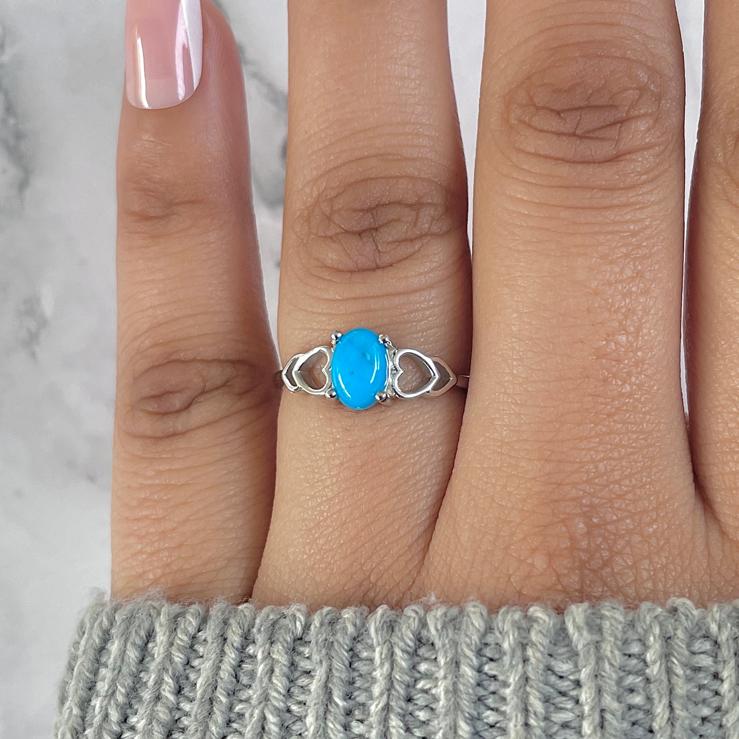 Turquoise Ring-(TRQ-RDR-1528.)