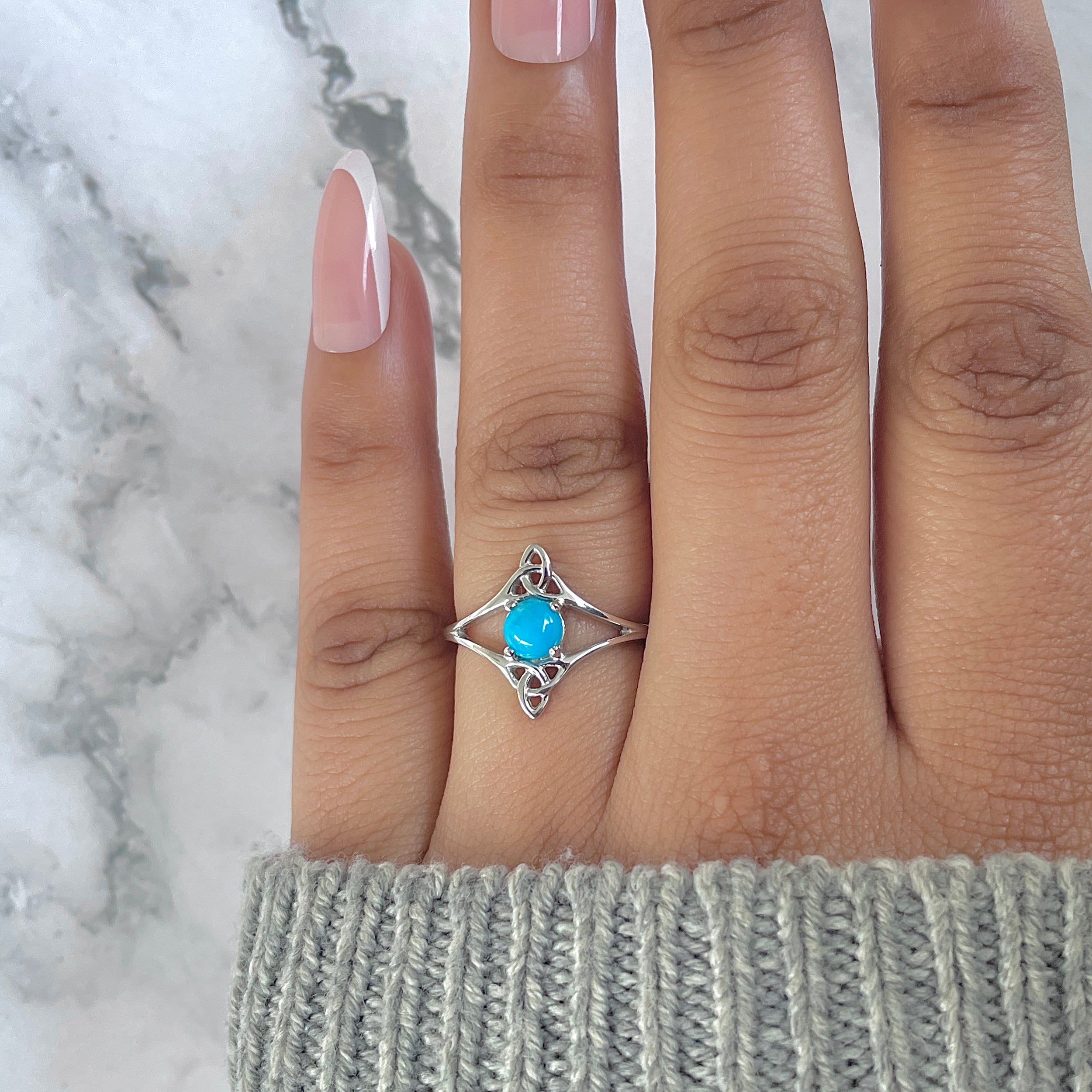 Turquoise Ring-(TRQ-RDR-1529.)