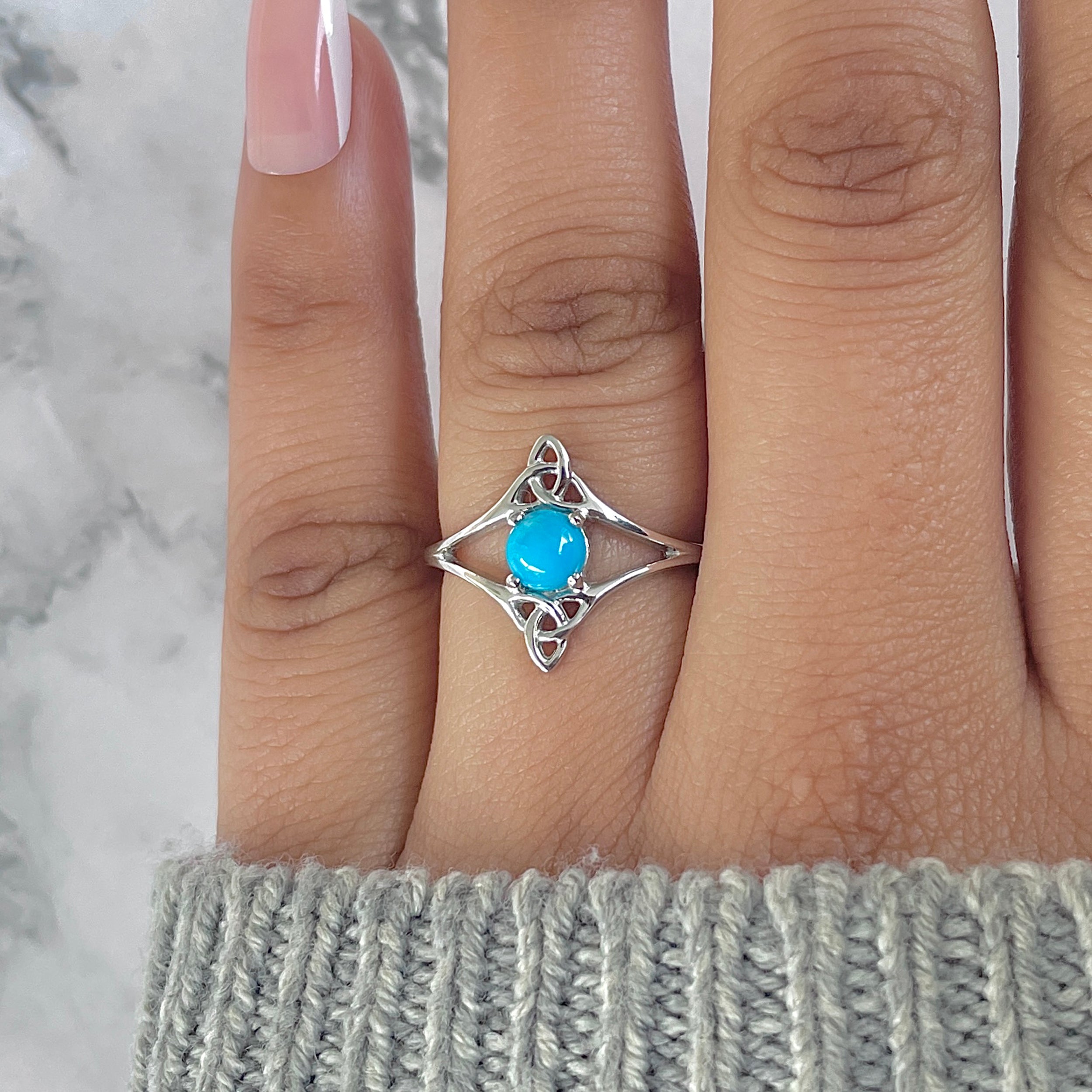 Turquoise Ring-(TRQ-RDR-1529.)