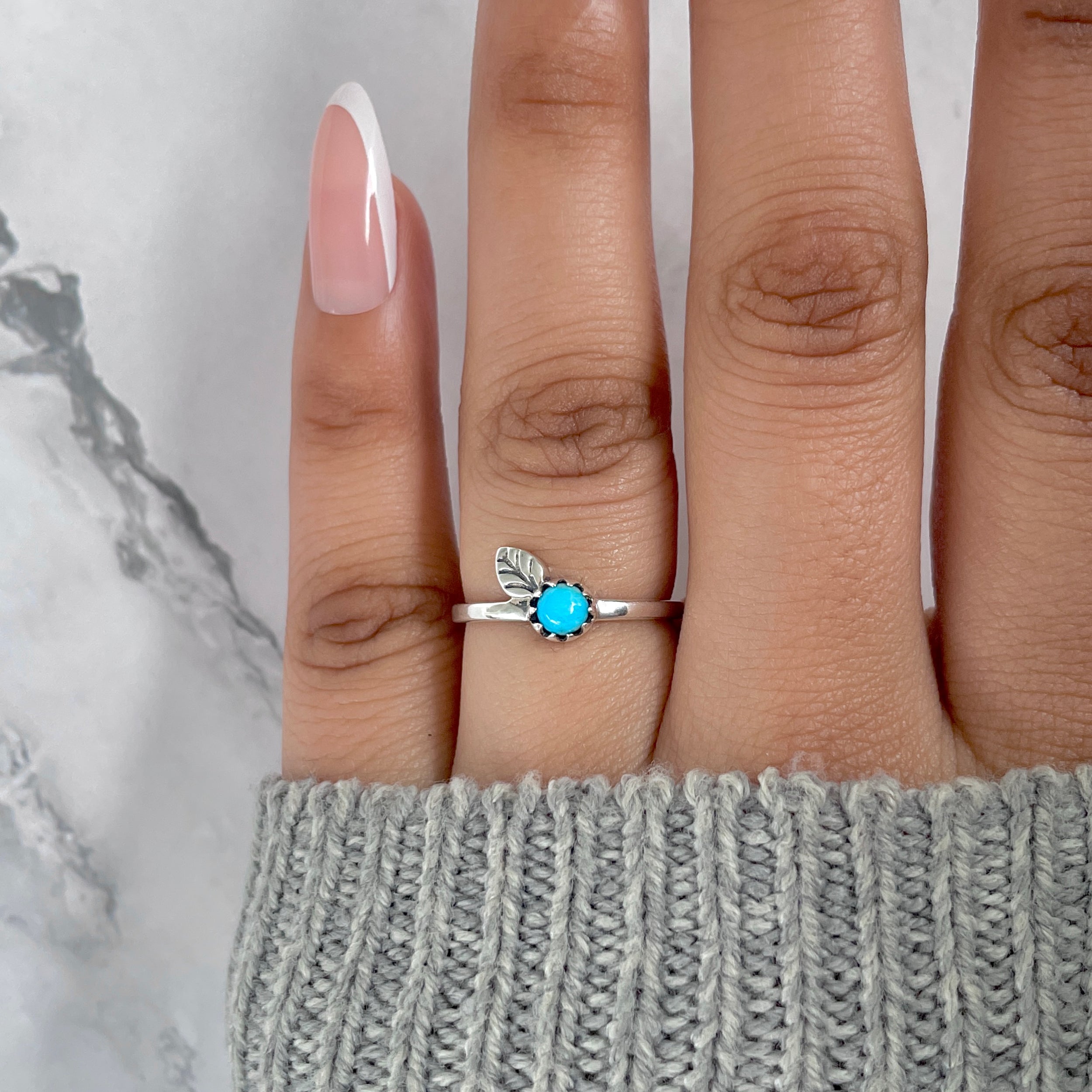 Turquoise Ring-(TRQ-RDR-1532.)