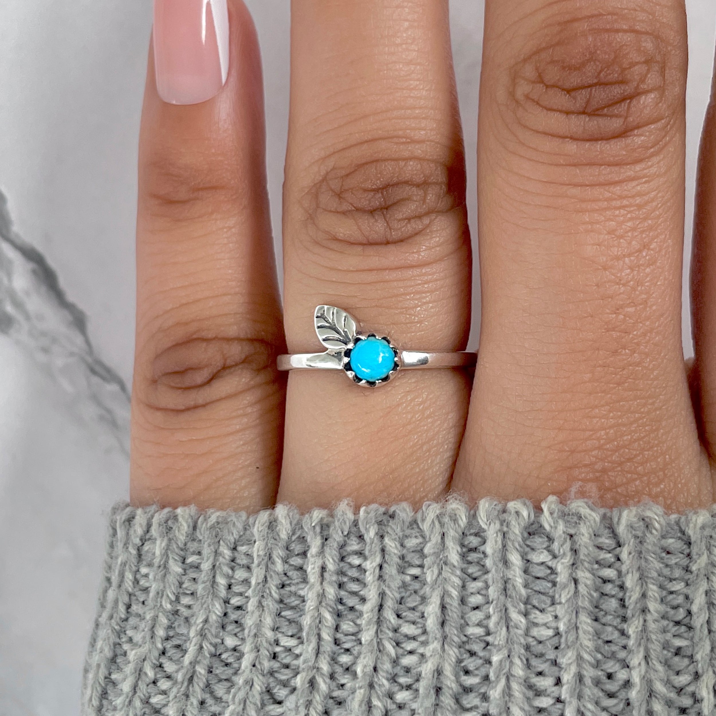 Turquoise Ring-(TRQ-RDR-1532.)