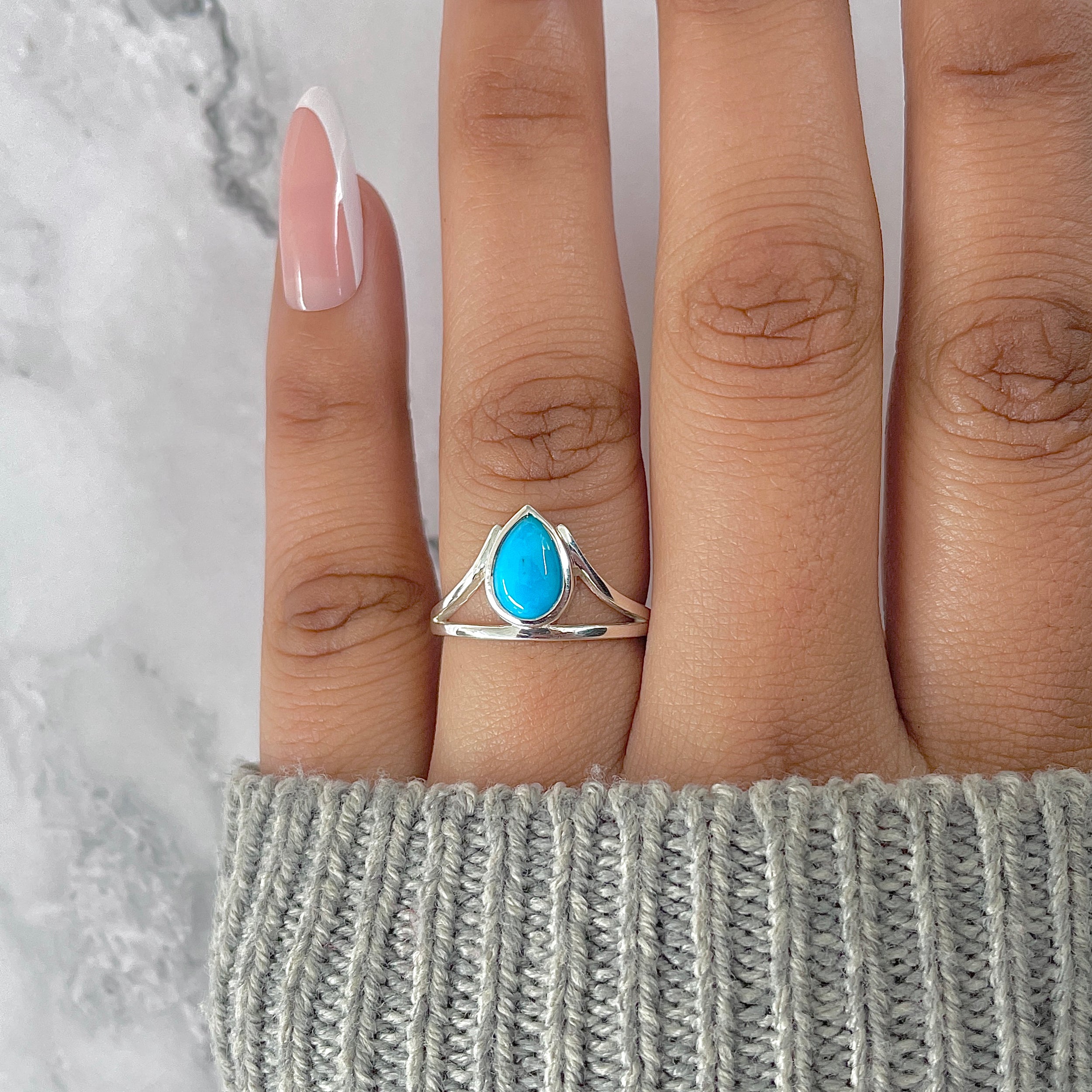 Turquoise Ring-(TRQ-RDR-1576.)
