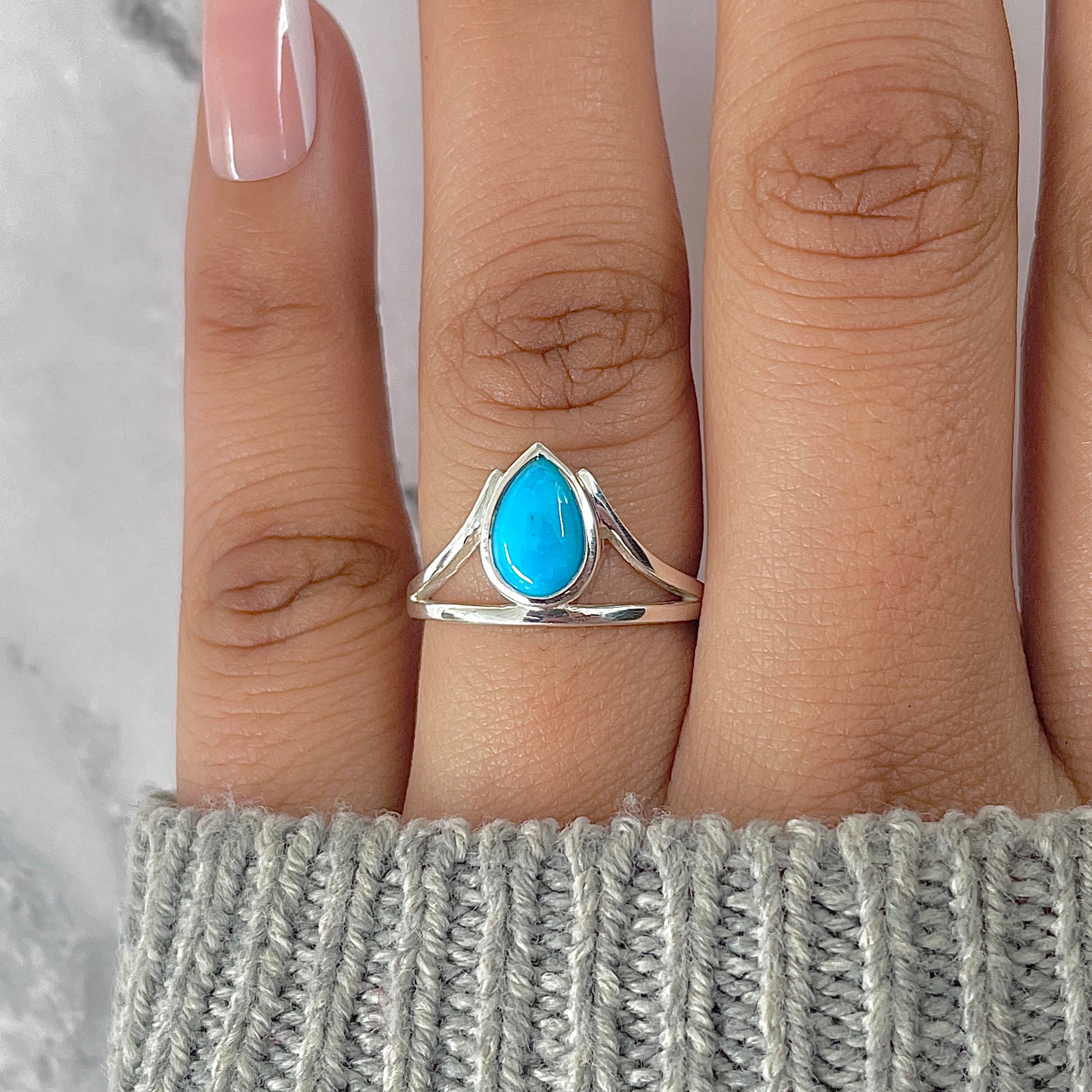 Turquoise Ring-(TRQ-RDR-1576.)
