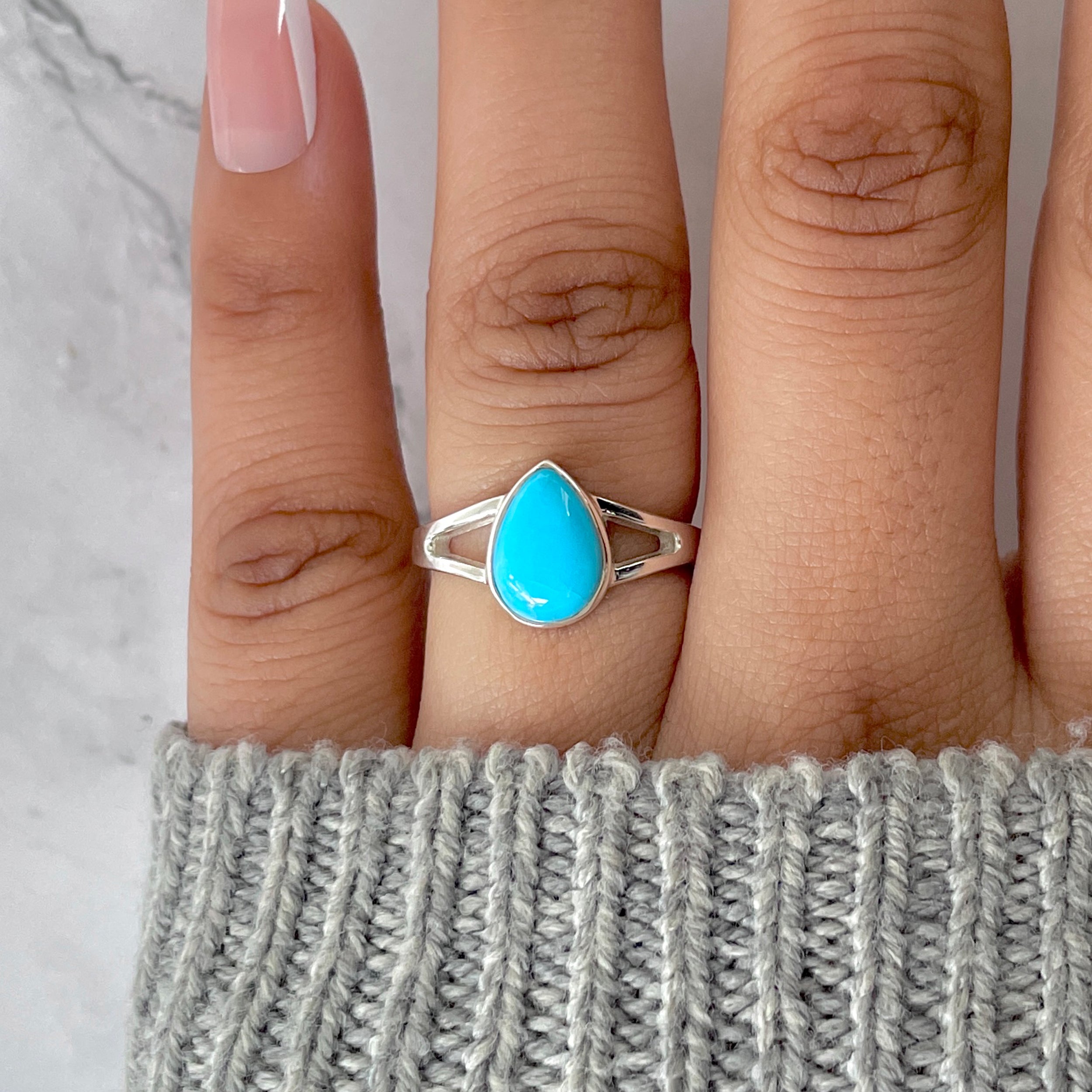 Turquoise Ring-(TRQ-RDR-1589.)