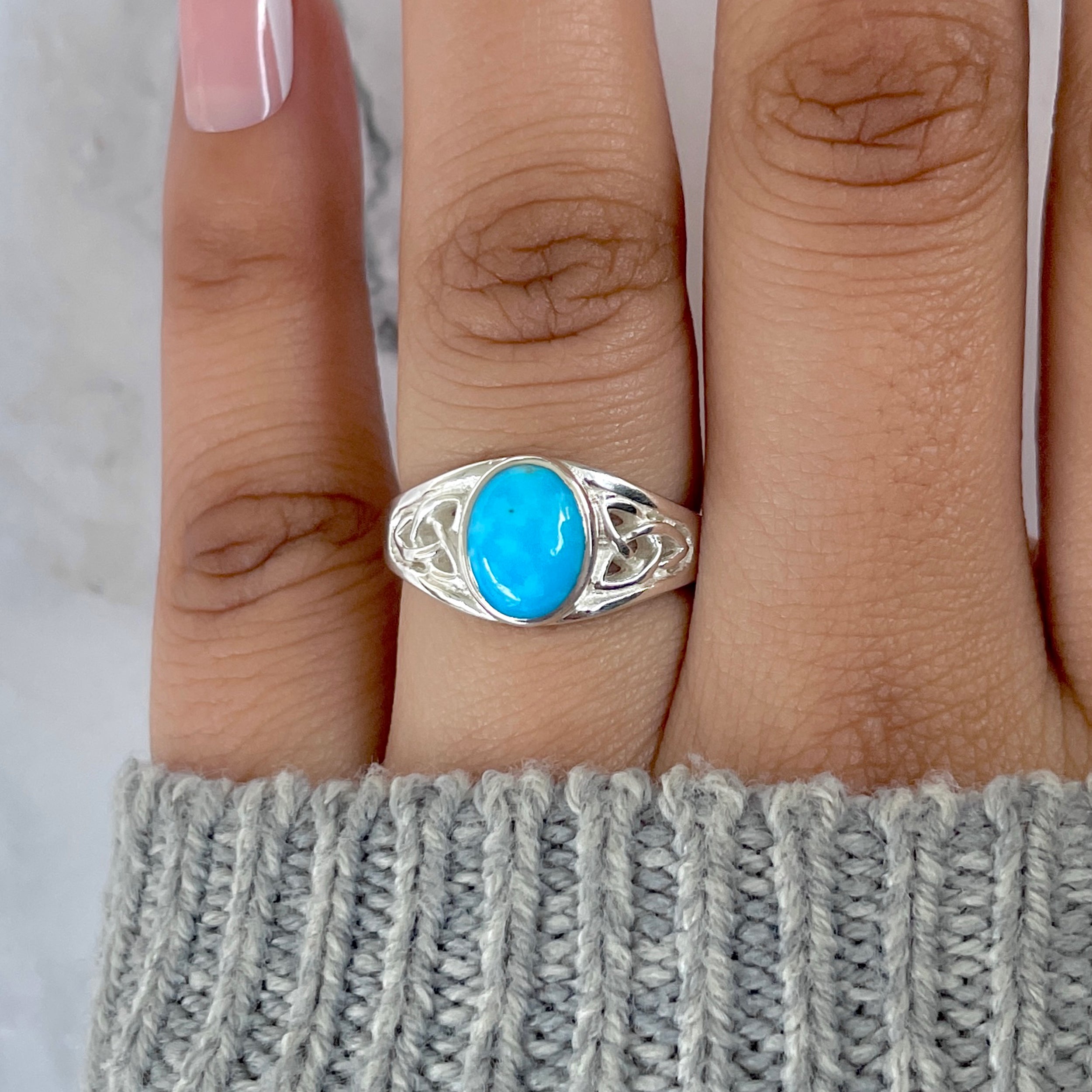 Turquoise Ring-(TRQ-RDR-1592.)