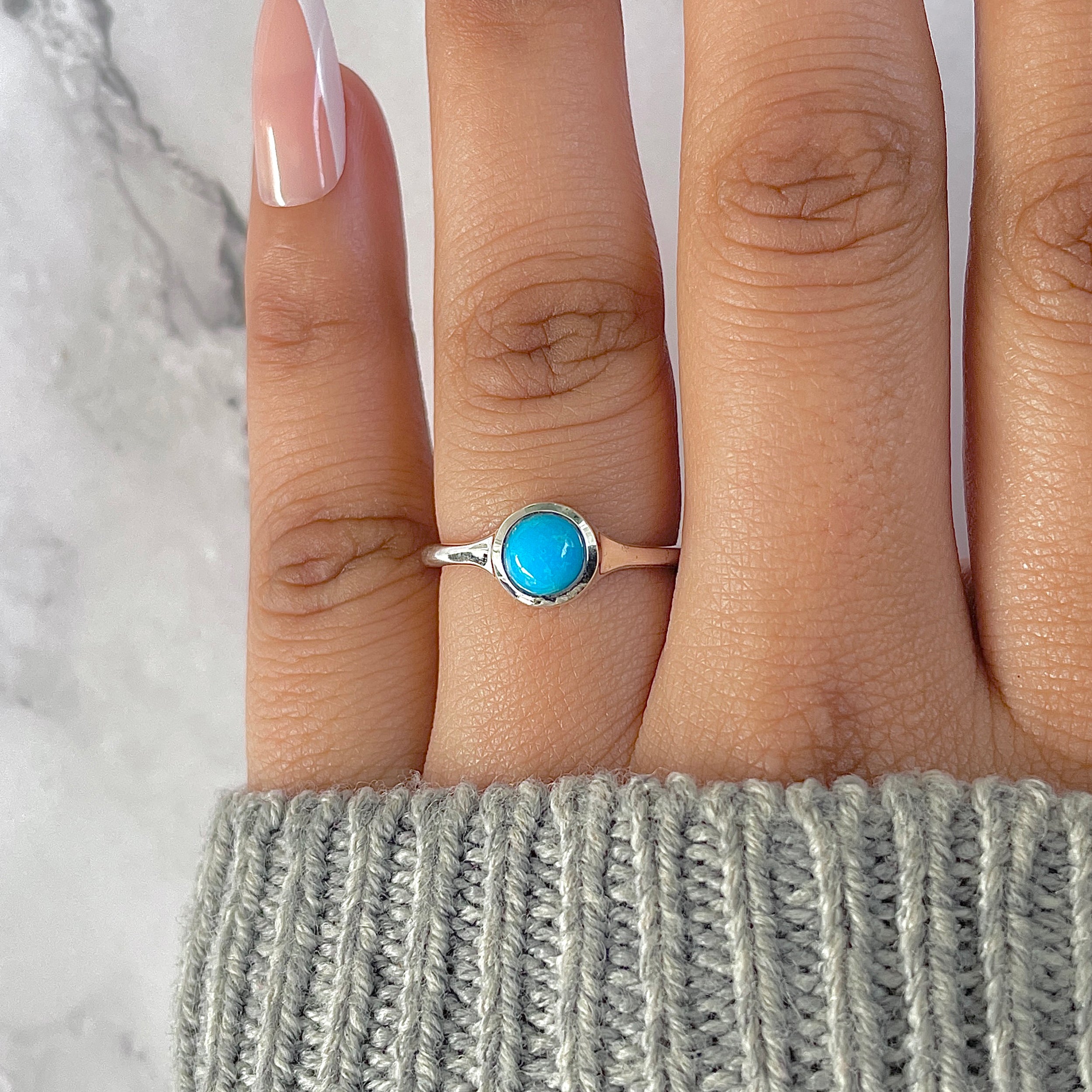 Turquoise Ring-(TRQ-RDR-2529.)