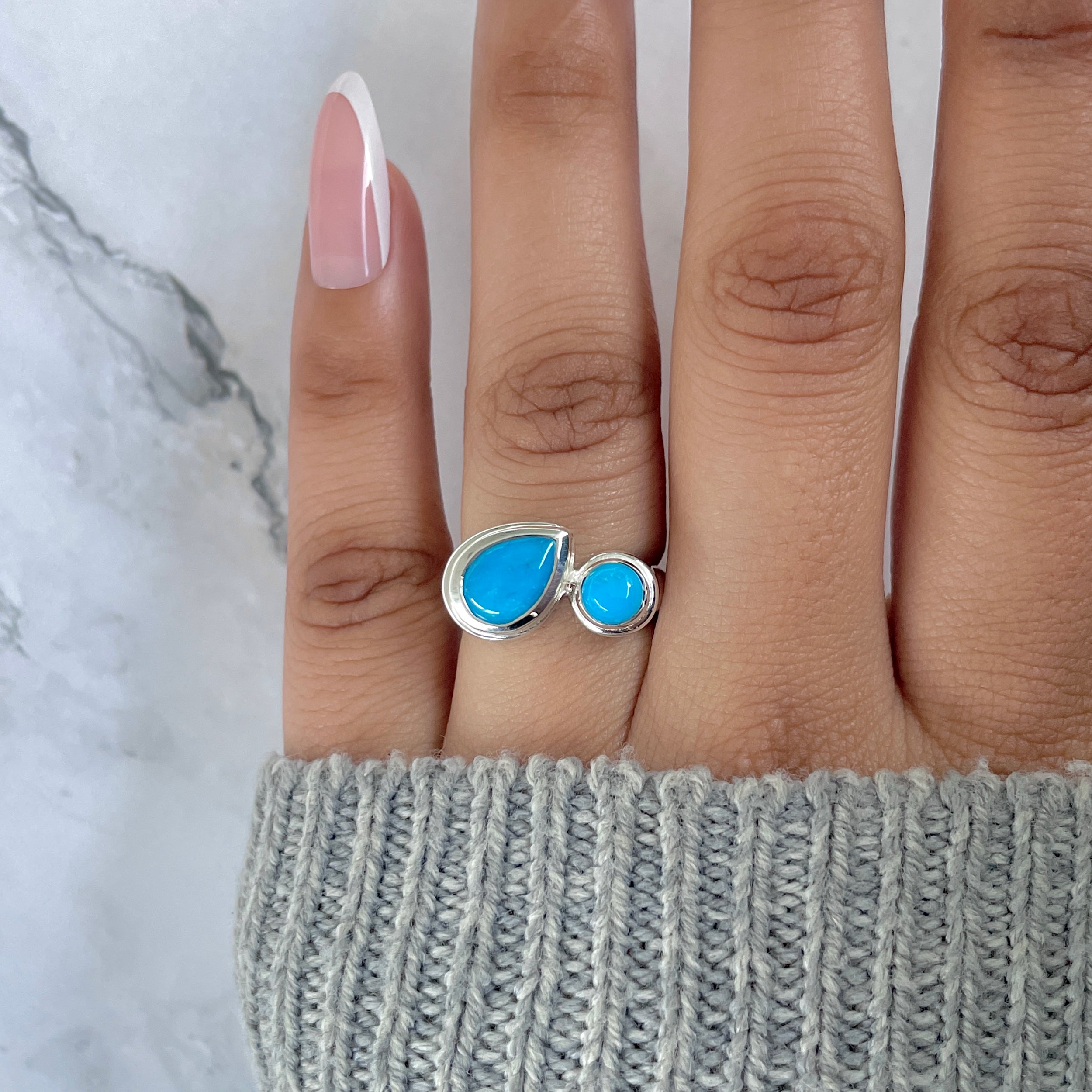 Turquoise Ring-(TRQ-RDR-47.)