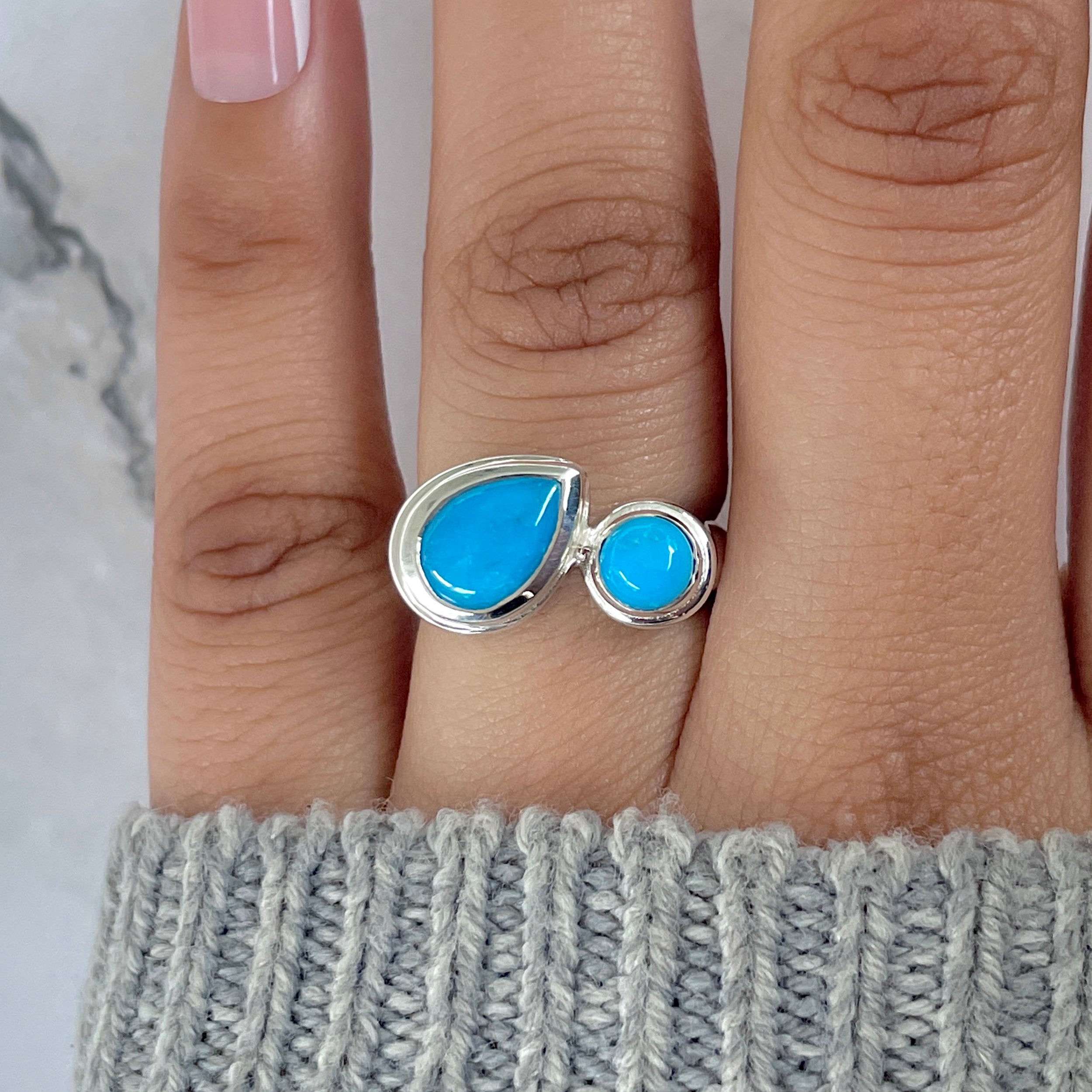 Turquoise Ring-(TRQ-RDR-47.)