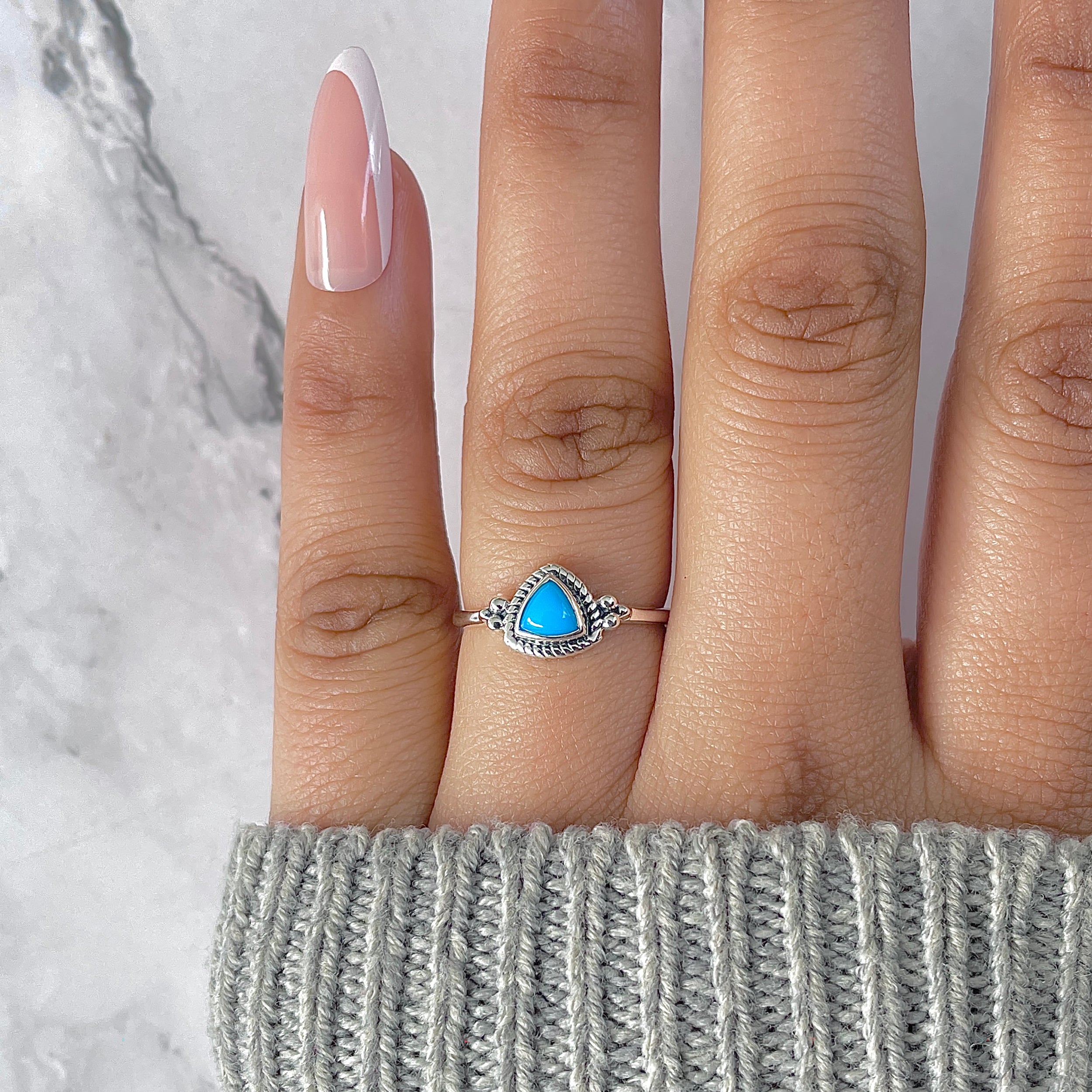 Turquoise Ring-(TRQ-RDR-810.)
