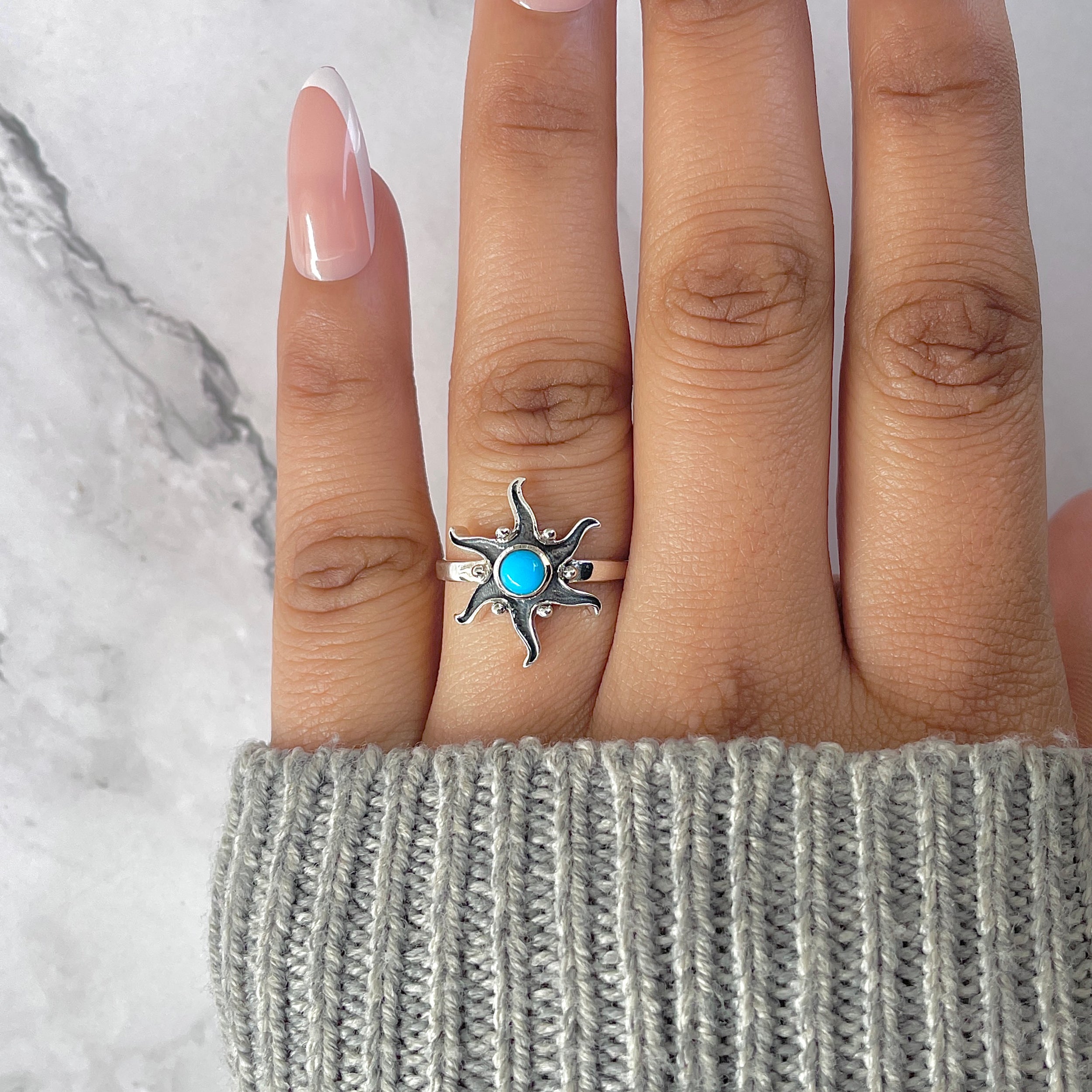 Turquoise Ring-(TRQ-RDR-979.)