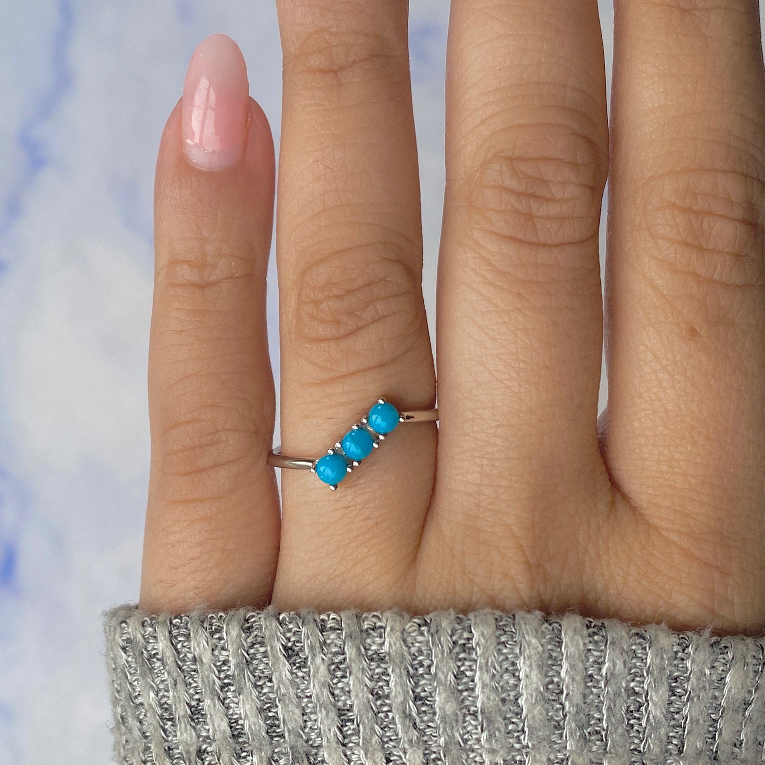 Turquoise Ring-(TRQ-RDR-1658.)