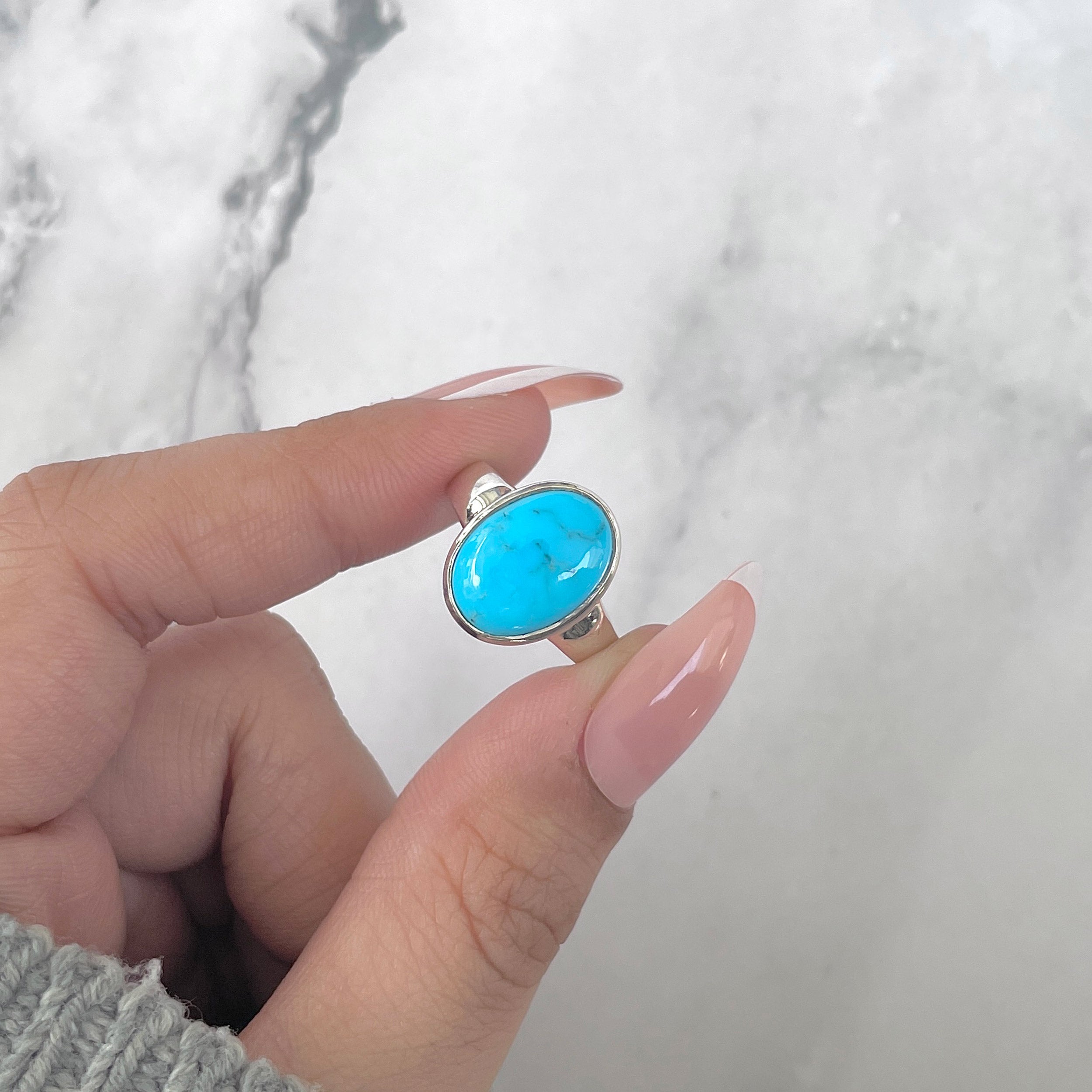 Turquoise Ring-(TRQ-RDR-2173.)