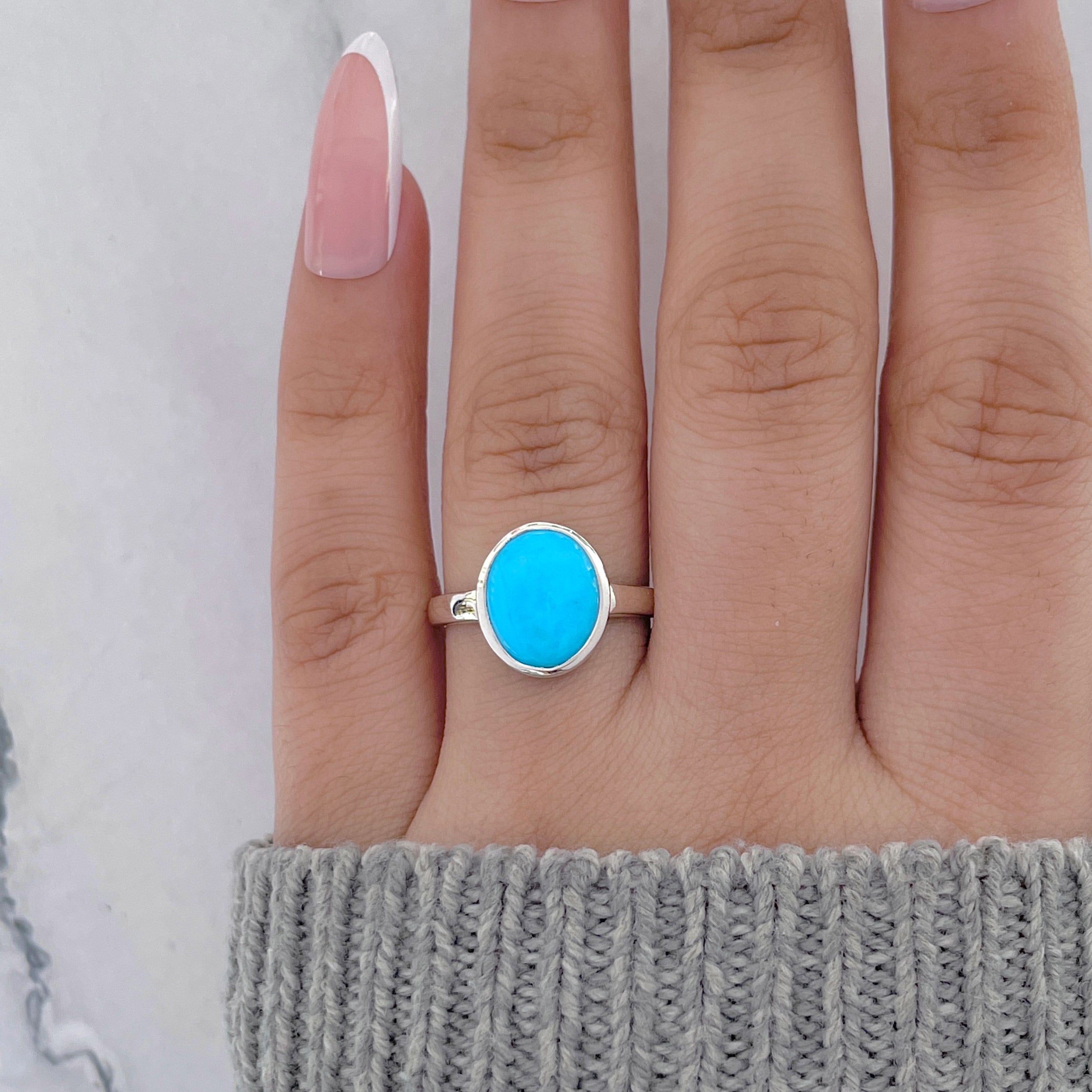 Turquoise Ring-(TRQ-RDR-2514.)