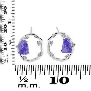 tanzanite-raw-crystal-white-topaz-stud-earring-tzn-rde-1461