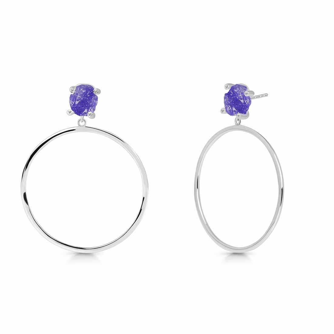 tanzanite-raw-crystal-white-topaz-earring-tzn-re-59