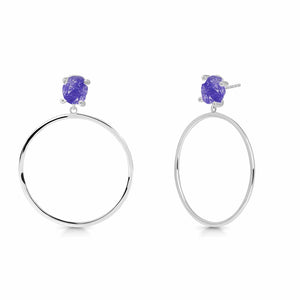 tanzanite-raw-crystal-white-topaz-earring-tzn-re-59