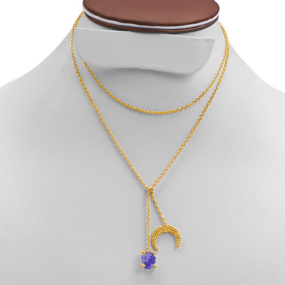 tanzanite-raw-crystal-white-topaz-necklace-tzn-rn-71