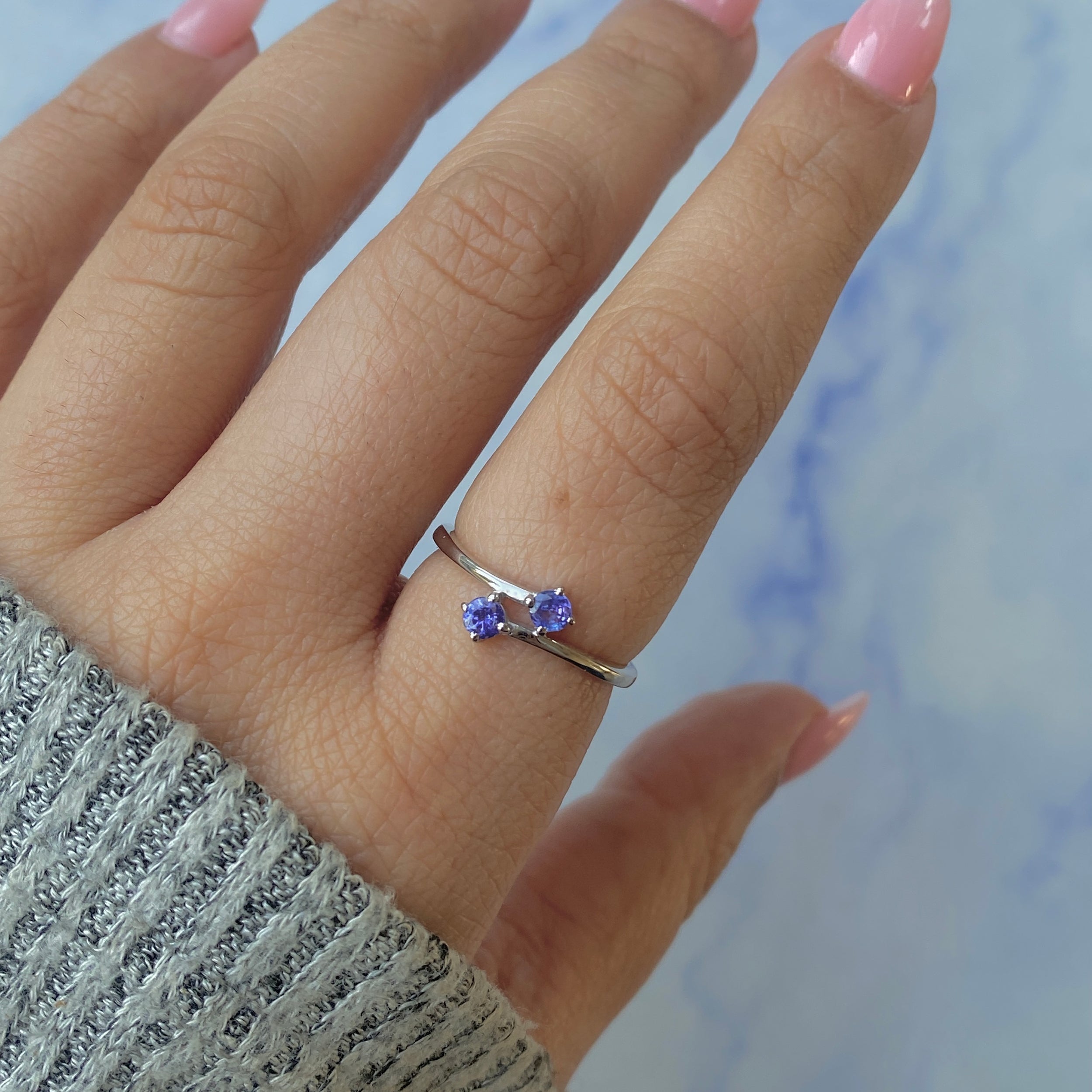 Tanzanite Ring-(TZN-RDR-2531.)
