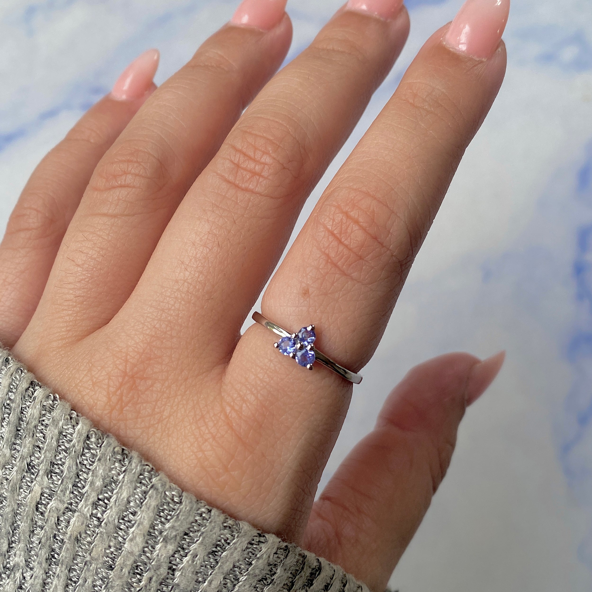 Tanzanite Ring-(TZN-RDR-2536.)