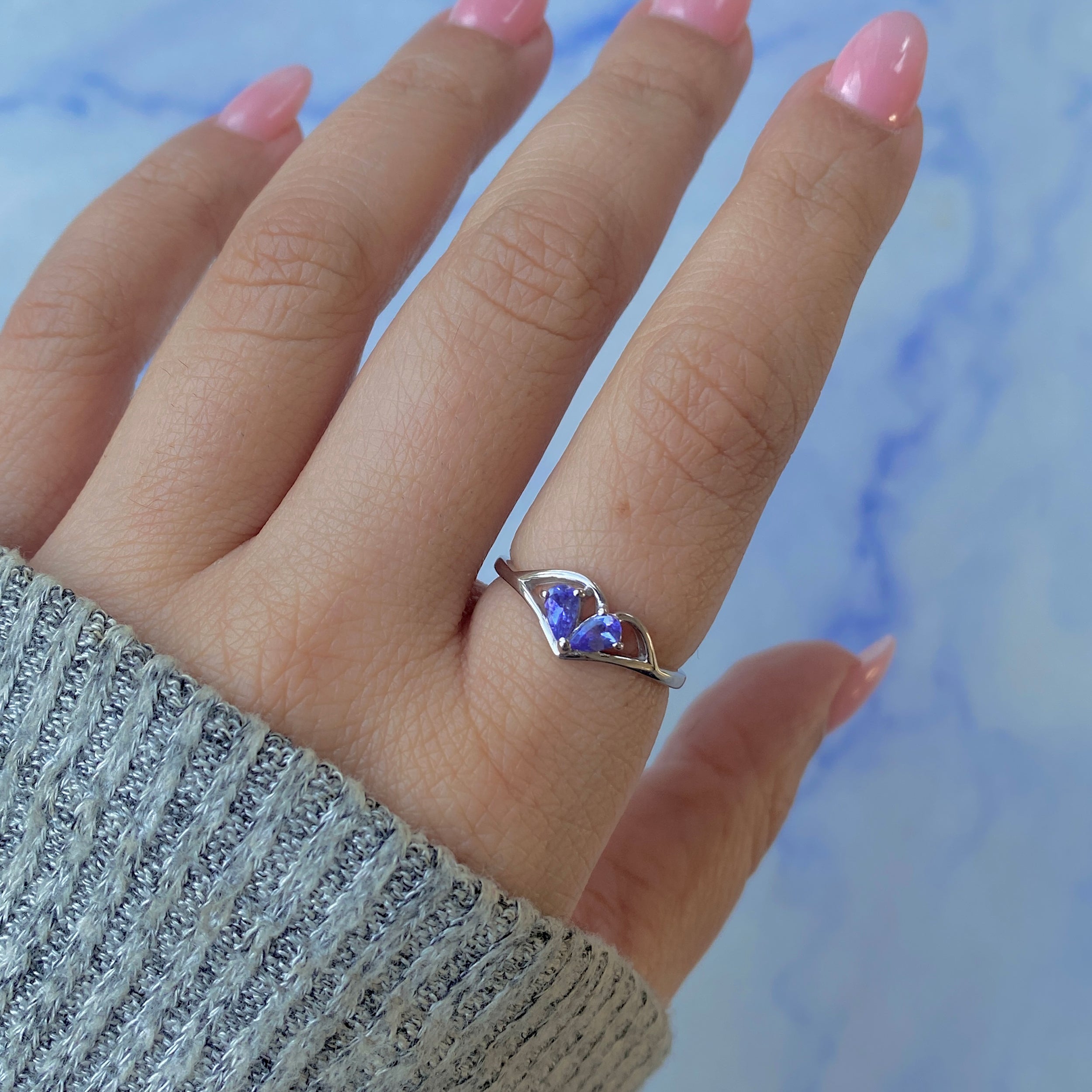 Tanzanite Ring-(TZN-RDR-2560.)