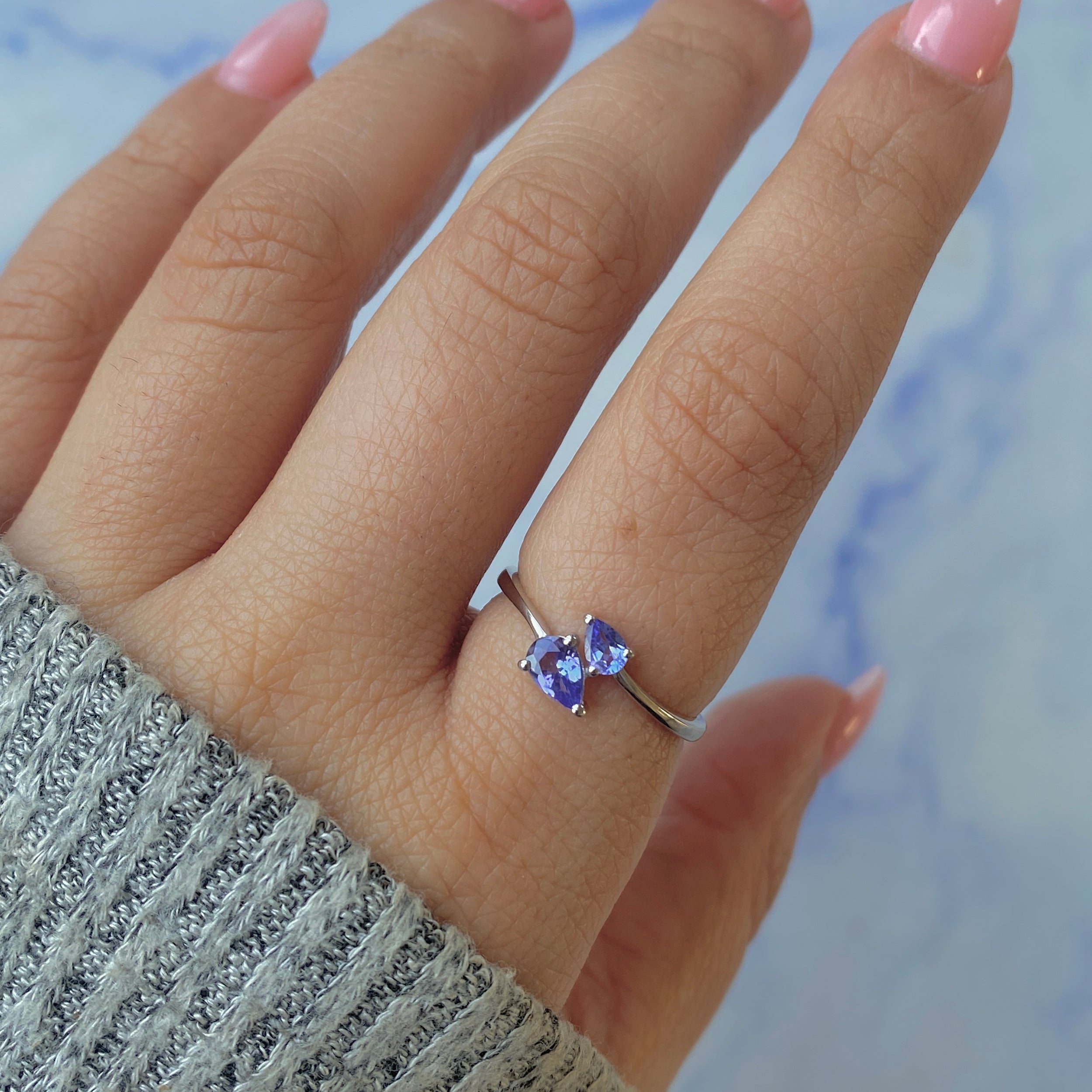Tanzanite Ring-(TZN-RDR-2584.)