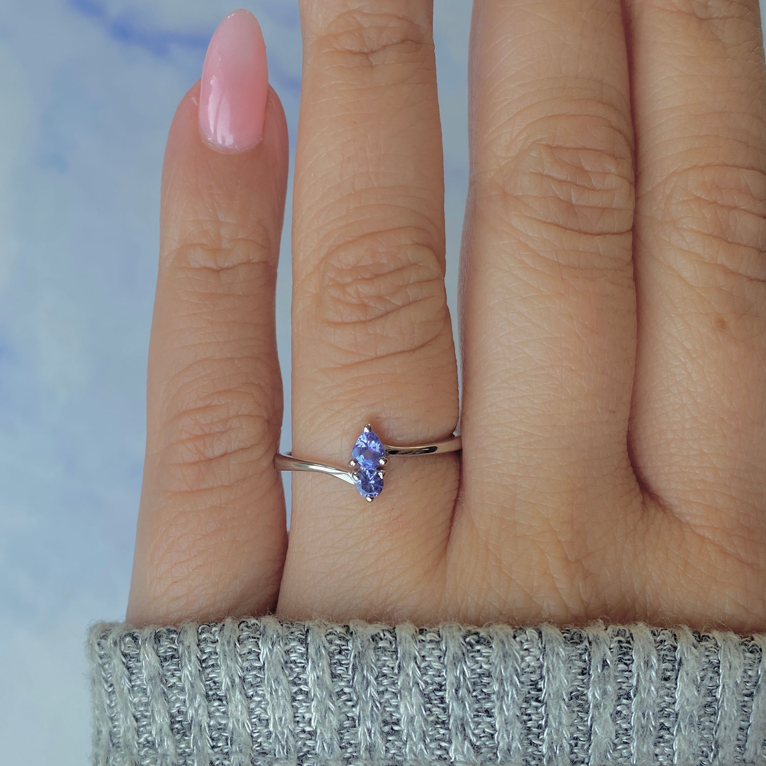 Tanzanite Ring-(TZN-RDR-2585.)