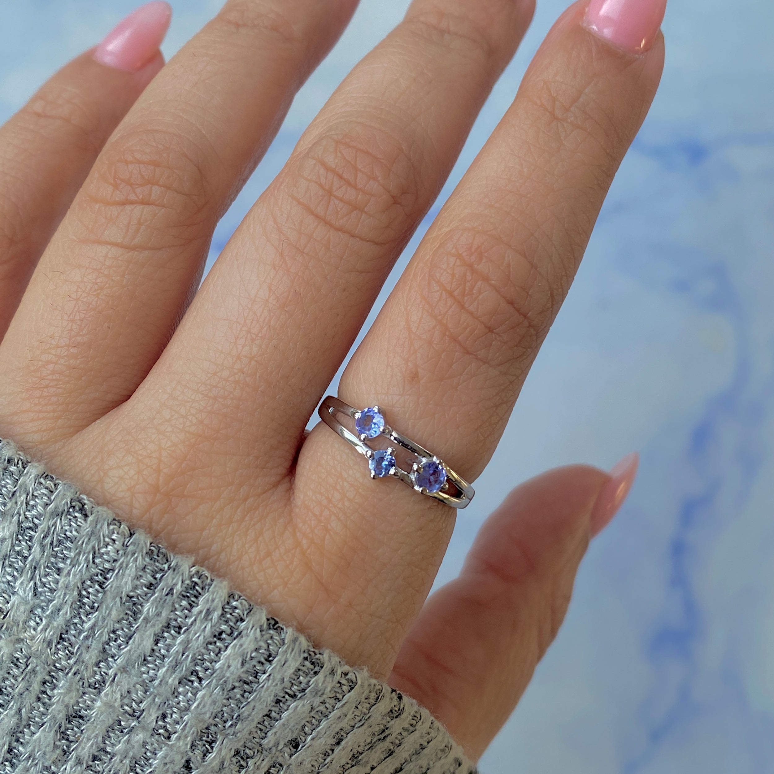 Tanzanite Ring-(TZN-RDR-2610.)