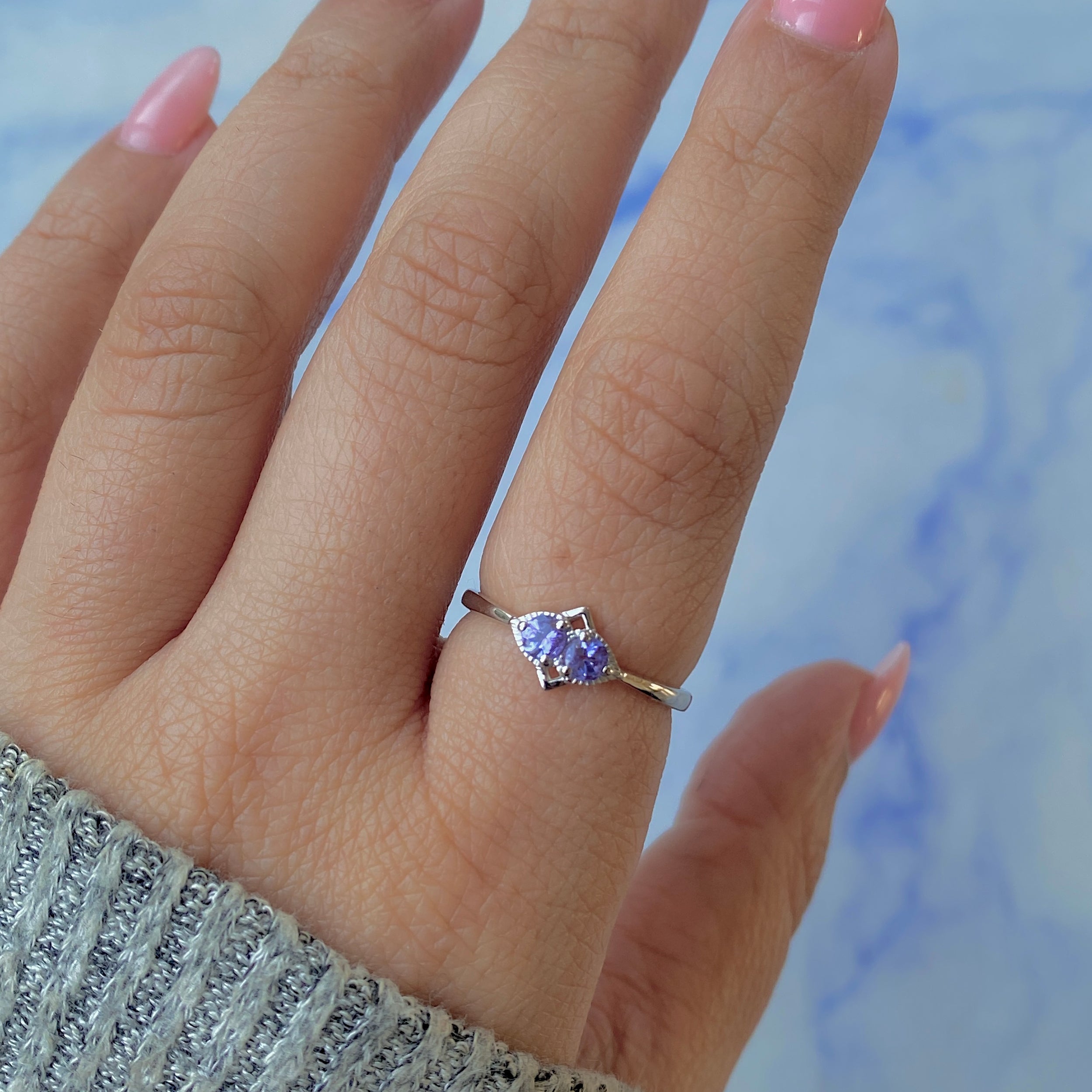 Tanzanite Ring-(TZN-RDR-2664.)