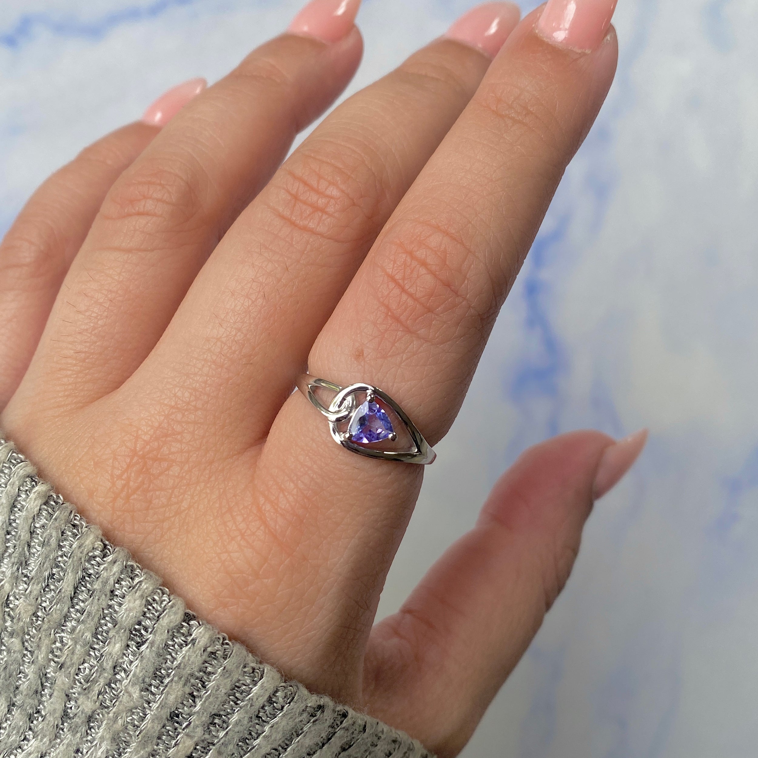 Tanzanite Ring-(TZN-RDR-2676.)