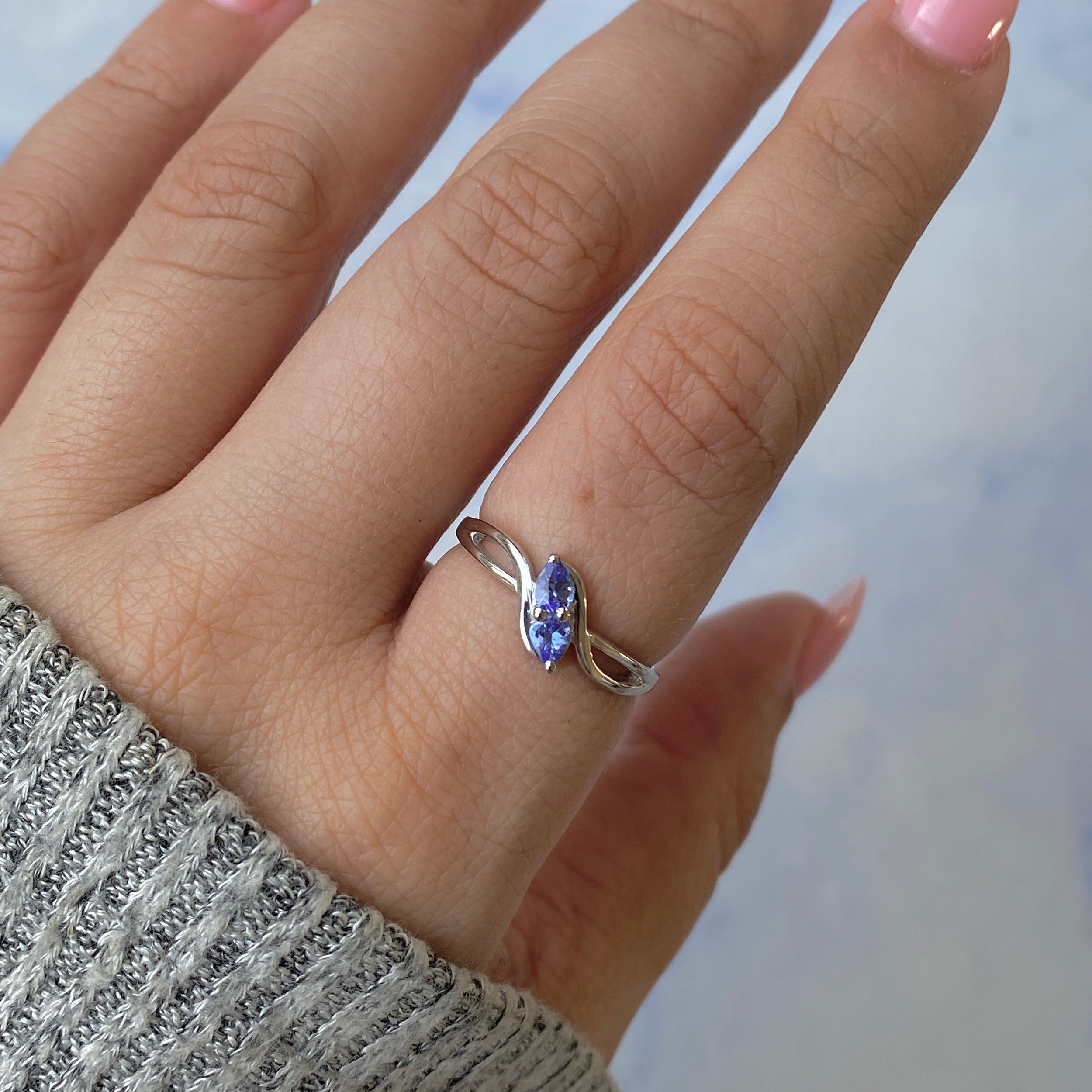 Tanzanite Ring-(TZN-RDR-2706.)