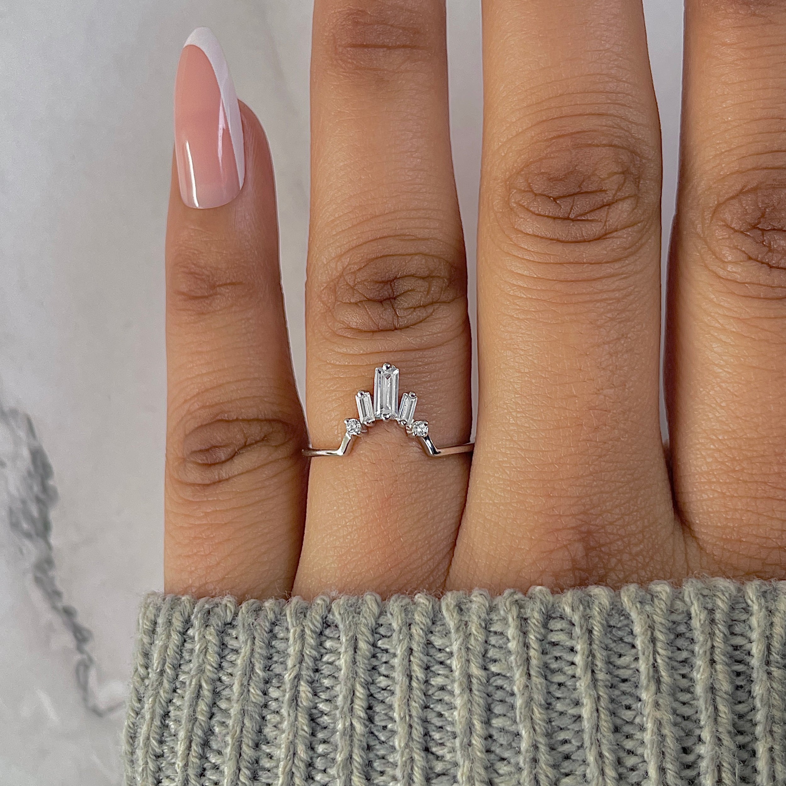 White Topaz Ring-(WTZ-RR-407.)