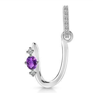 amethyst-white-topaz-alphabet-u-pendant-amt-rda-47