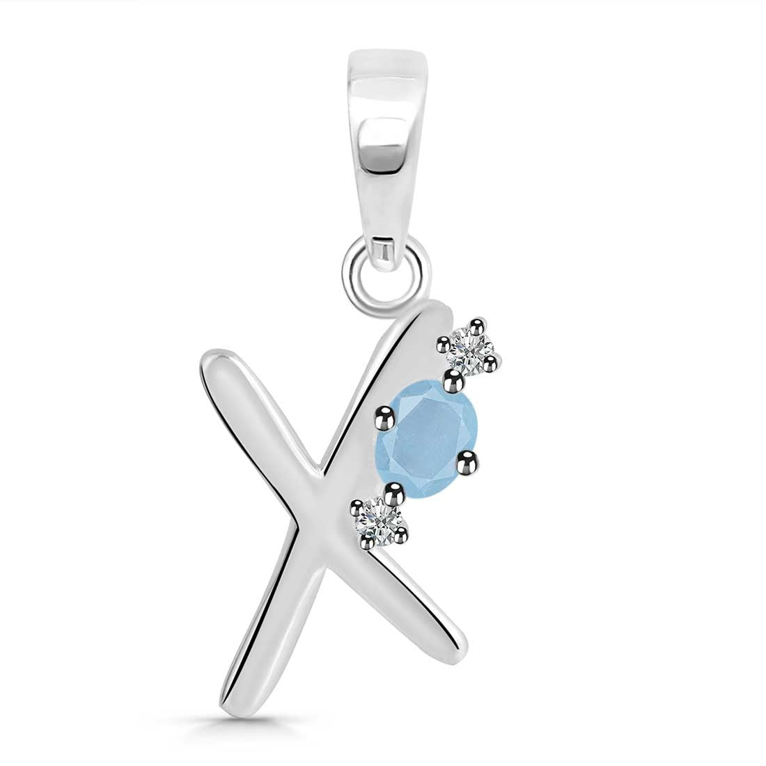 aquamarine-white-topaz-alphabet-x-pendant-aqm-rda-24